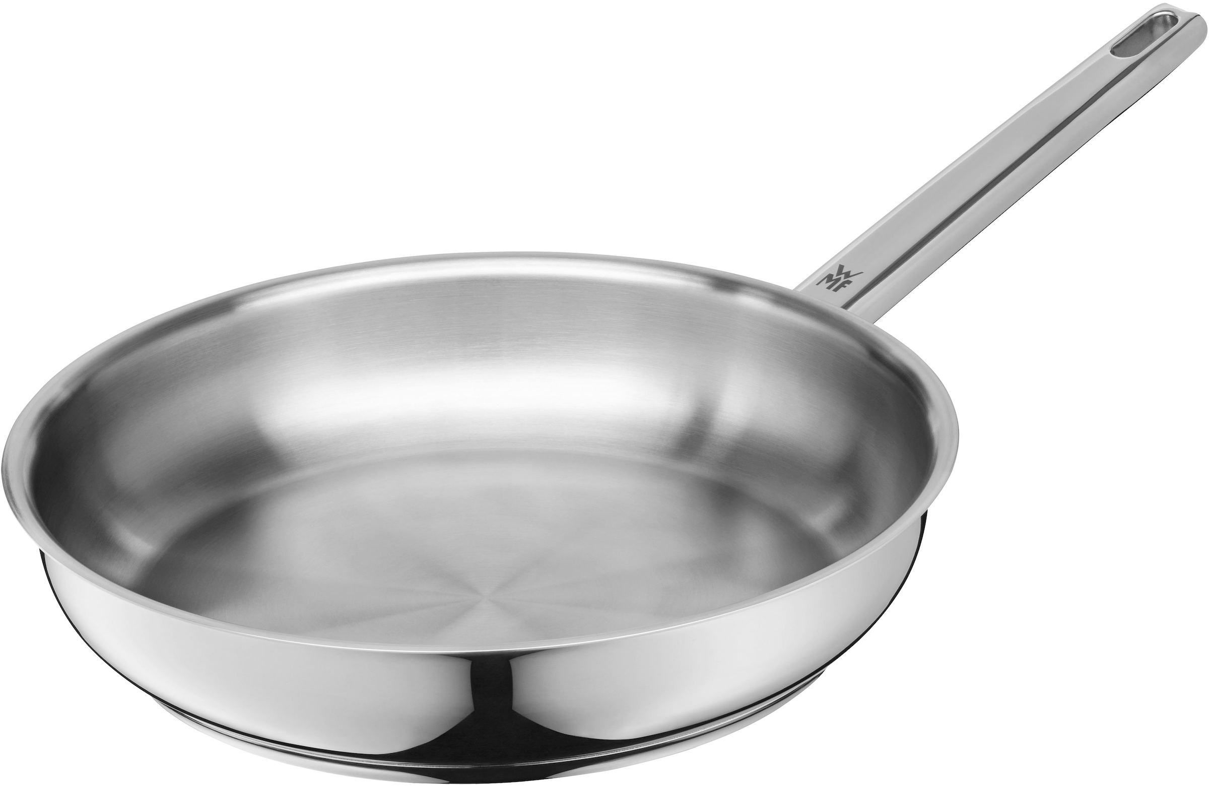 WMF Bratpfanne "Compact Cuisine, Edelstahlpfanne Induktion" Cromargan Edelstahl Rostfrei 18/10 spülmaschinengeeignet, TransTherm-Boden, für alle Herdarten geeignet