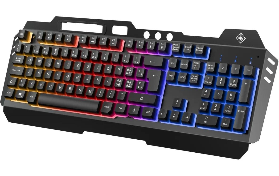 DELTACO Gaming-Tastatur »Set GAM-113 V2 3-in-1 RGB« ()
