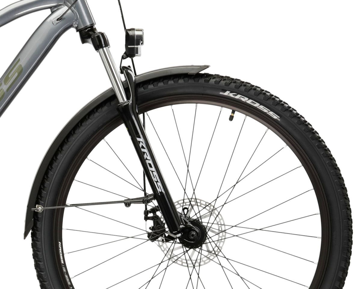 Kross Mountainbike »KROSS Mountainbike Hardtail 27,5" Hexagon 2.0 EQ grau 21 Gänge 2026« 21 Gang Shimano ALTUS M310 Schaltwerk Kettenschaltung