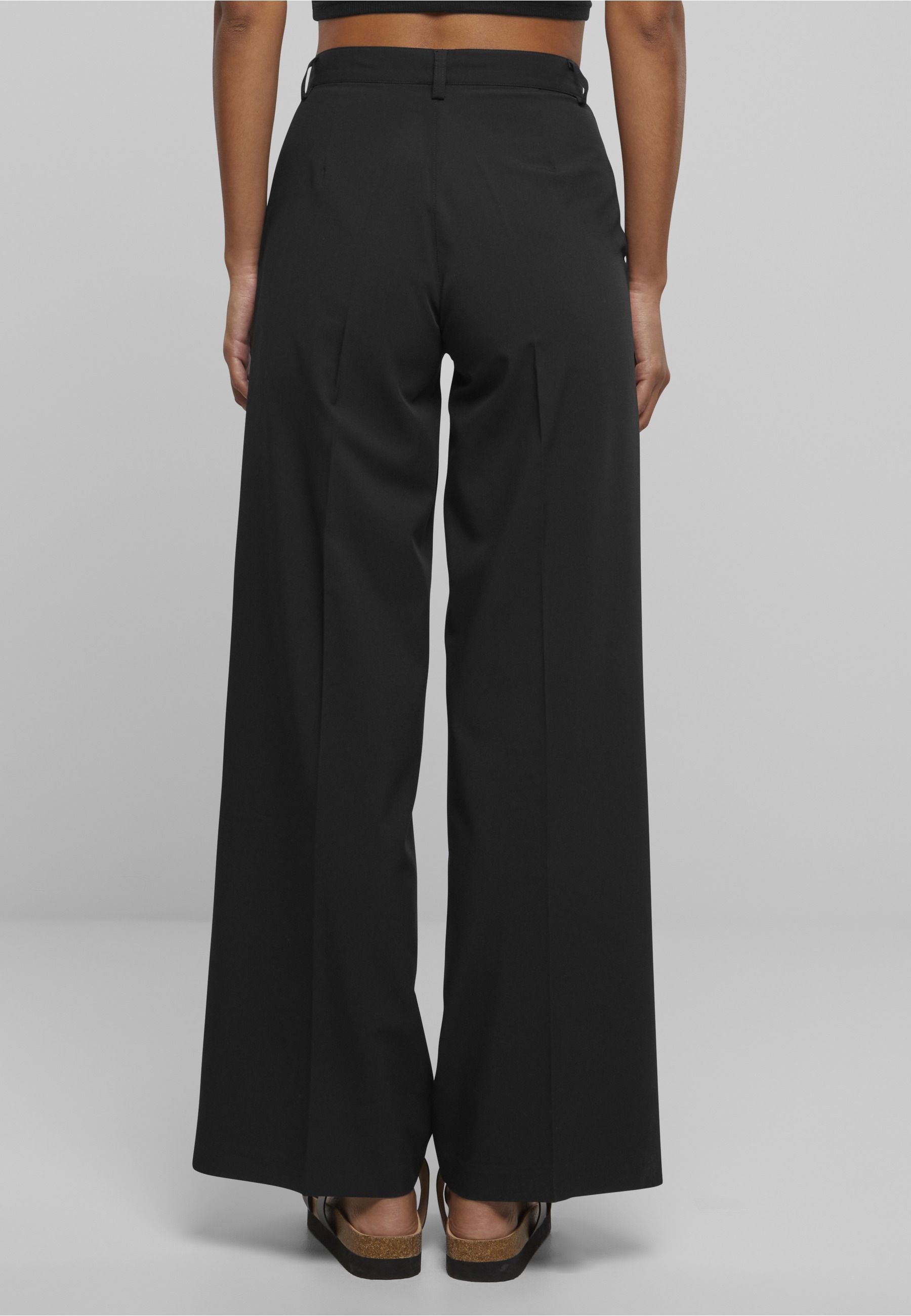 URBAN CLASSICS Stoffhose »Urban Classics Damen Ladies Wide Pleated Pants«