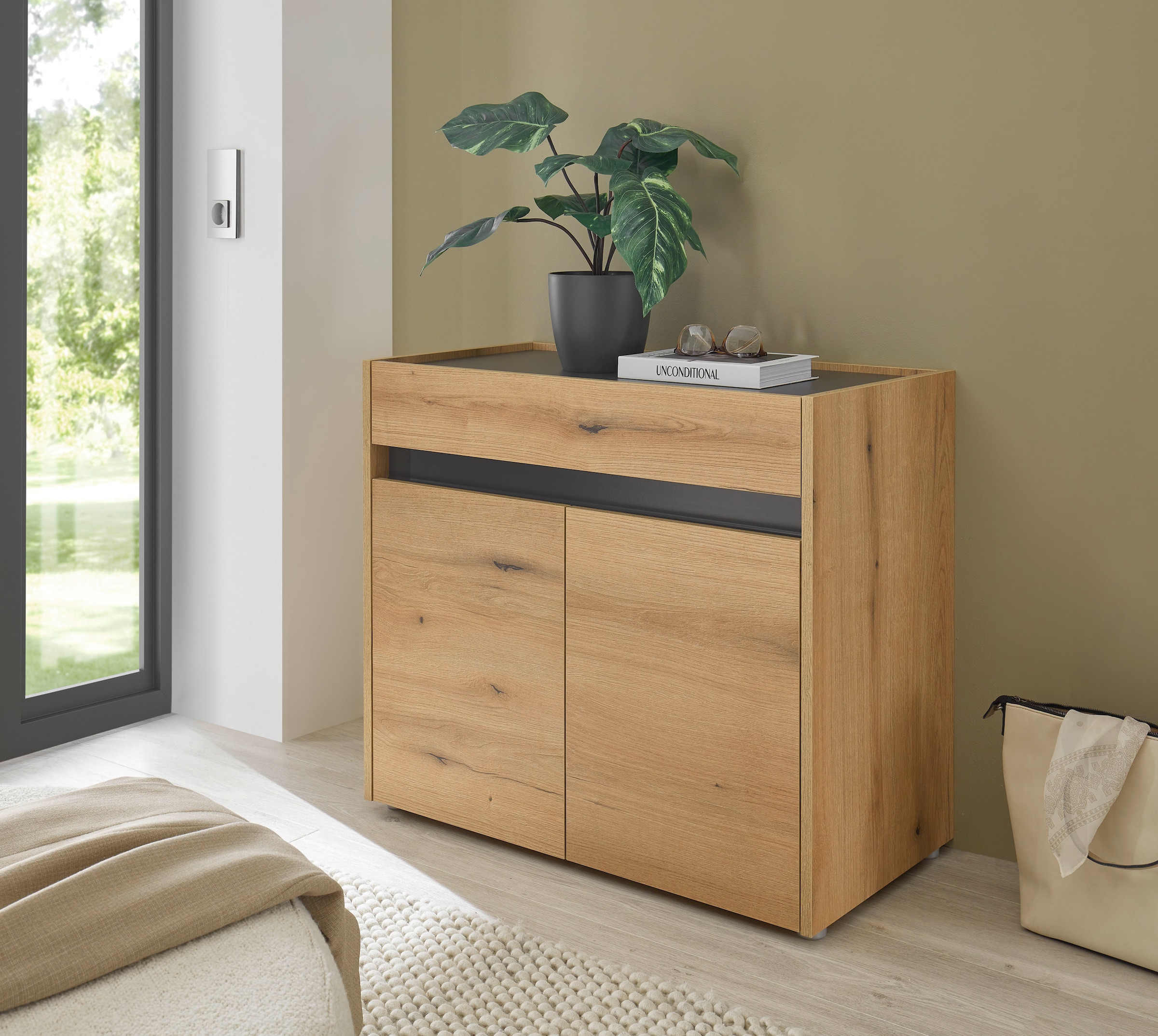 Home affaire Kommode "GiRON/CiTY, Schrank in vier Farben, modernes Sideboar günstig online kaufen