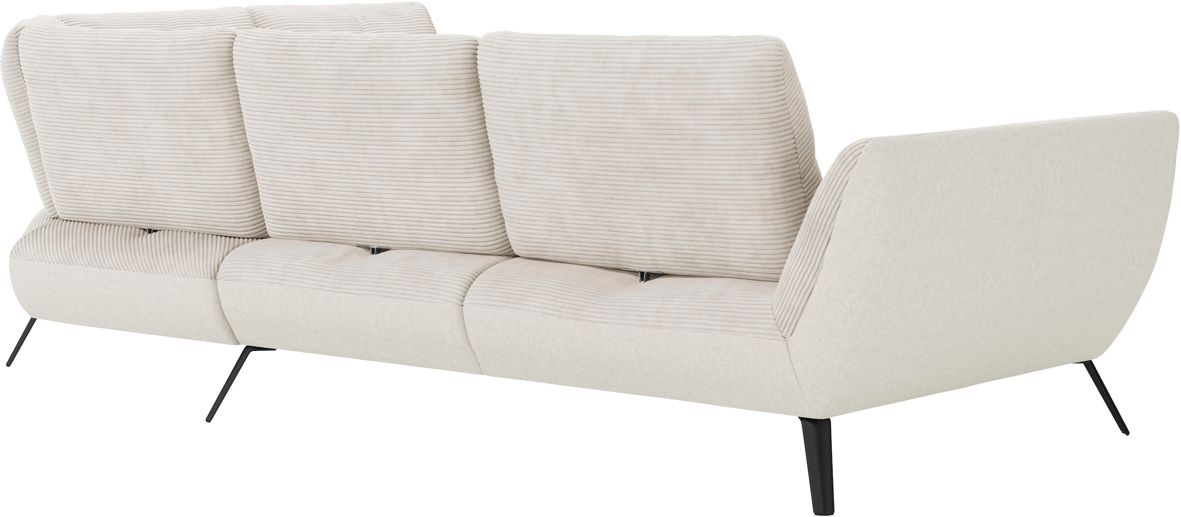 Places of Style Ecksofa »Mikado L-Form«, inkl. Sitztiefenverstellung und Armteilverstellung