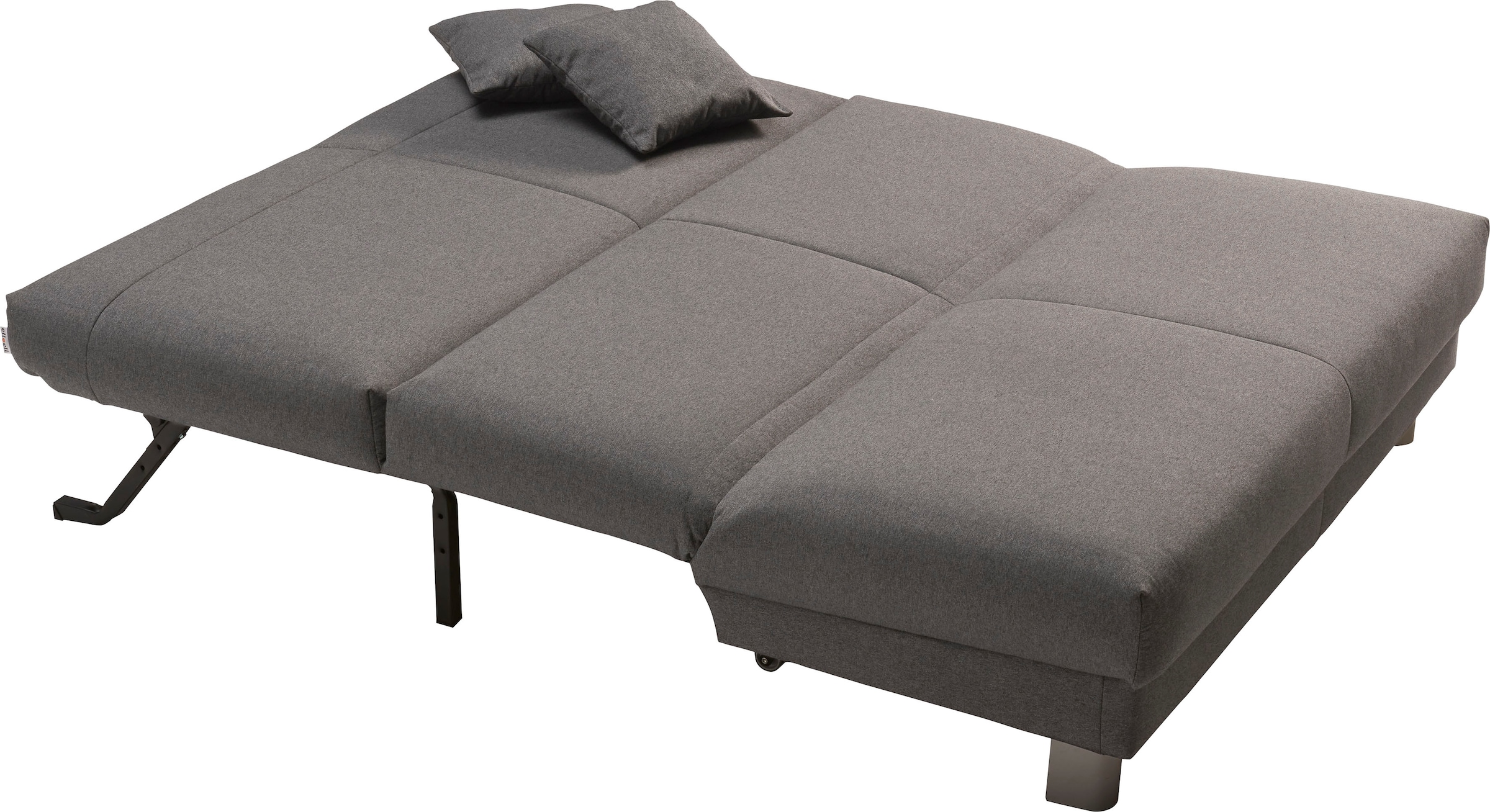 ell + ell Schlafsofa »Enny«, Liegefläche Breite 155 cm, Liegehöhe 45 cm, Füße alufarben