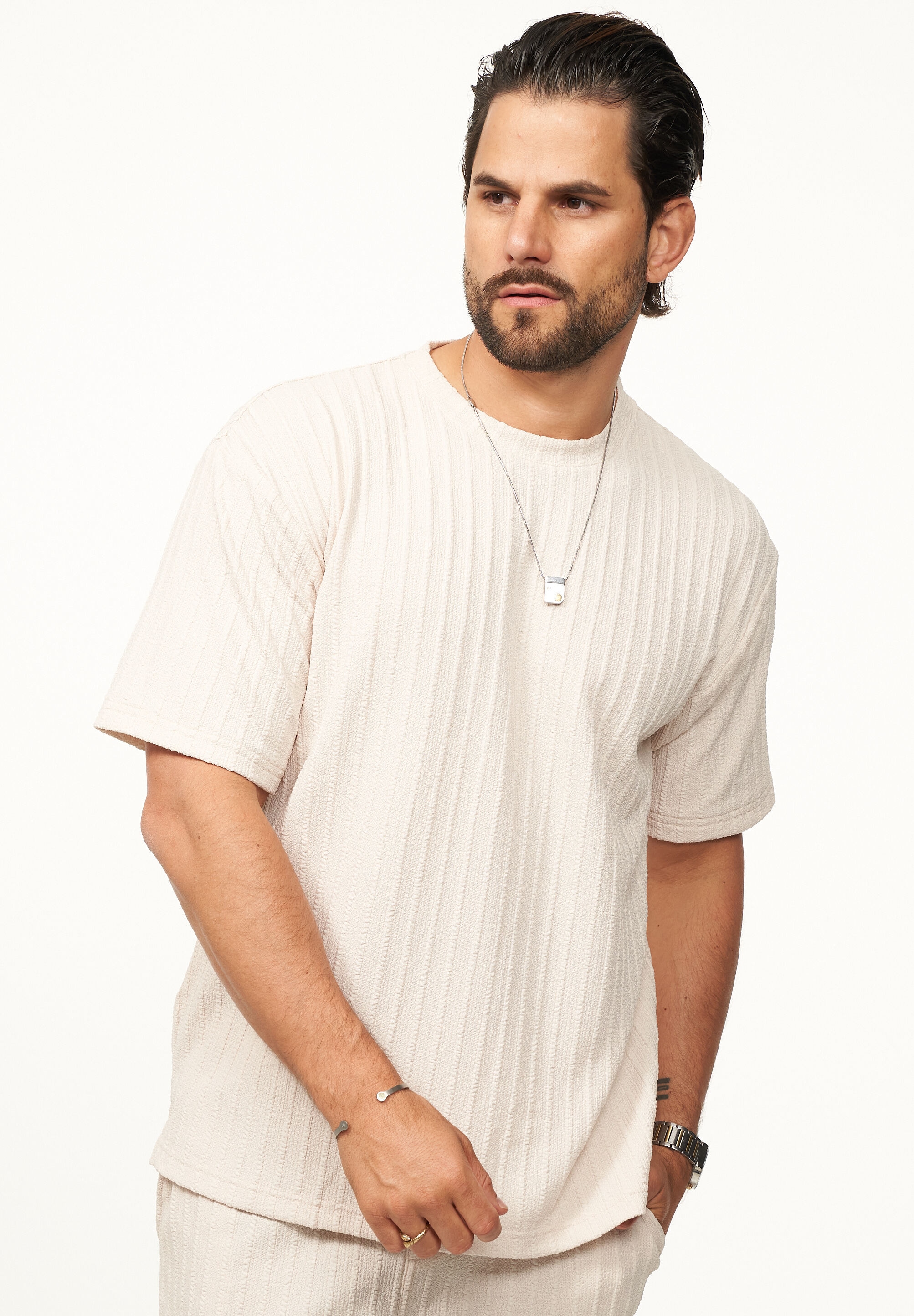 CARISMA T-Shirt »Regular-Fit Kurzarm Shirt mit Crew-Neck« Kurzarm Shirt mit Crew-Neck Ausschnitt im Regular-Fit