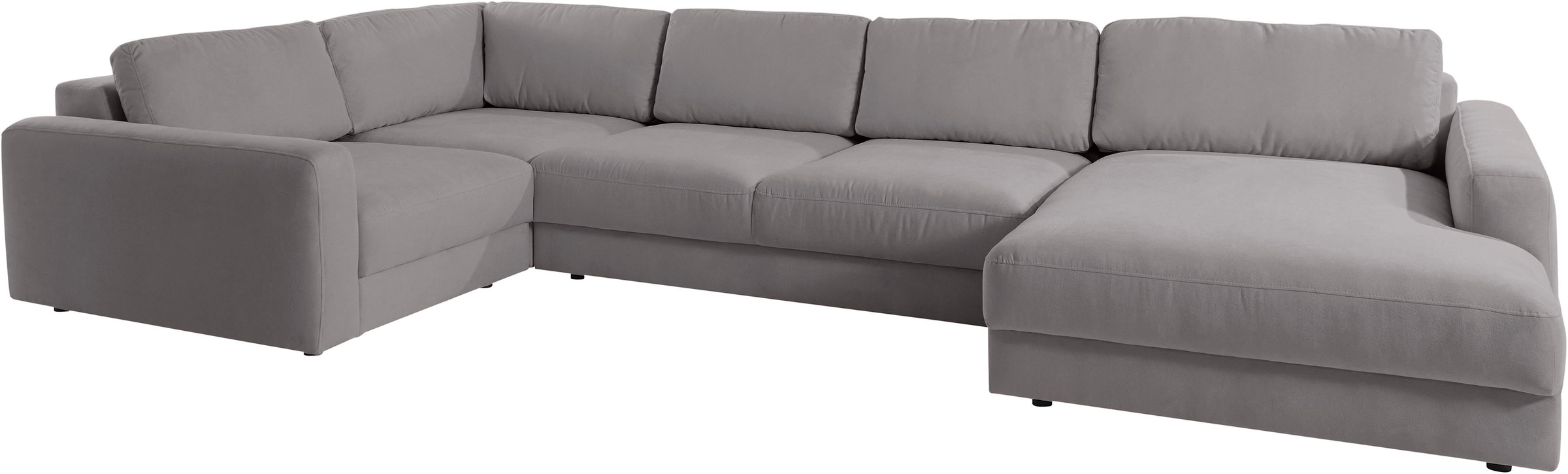 Places of Style Wohnlandschaft »Bloomfield, U-Form«, mit extra tiefer Sitzfläche, wahlweise mit Sitztiefenverstellung