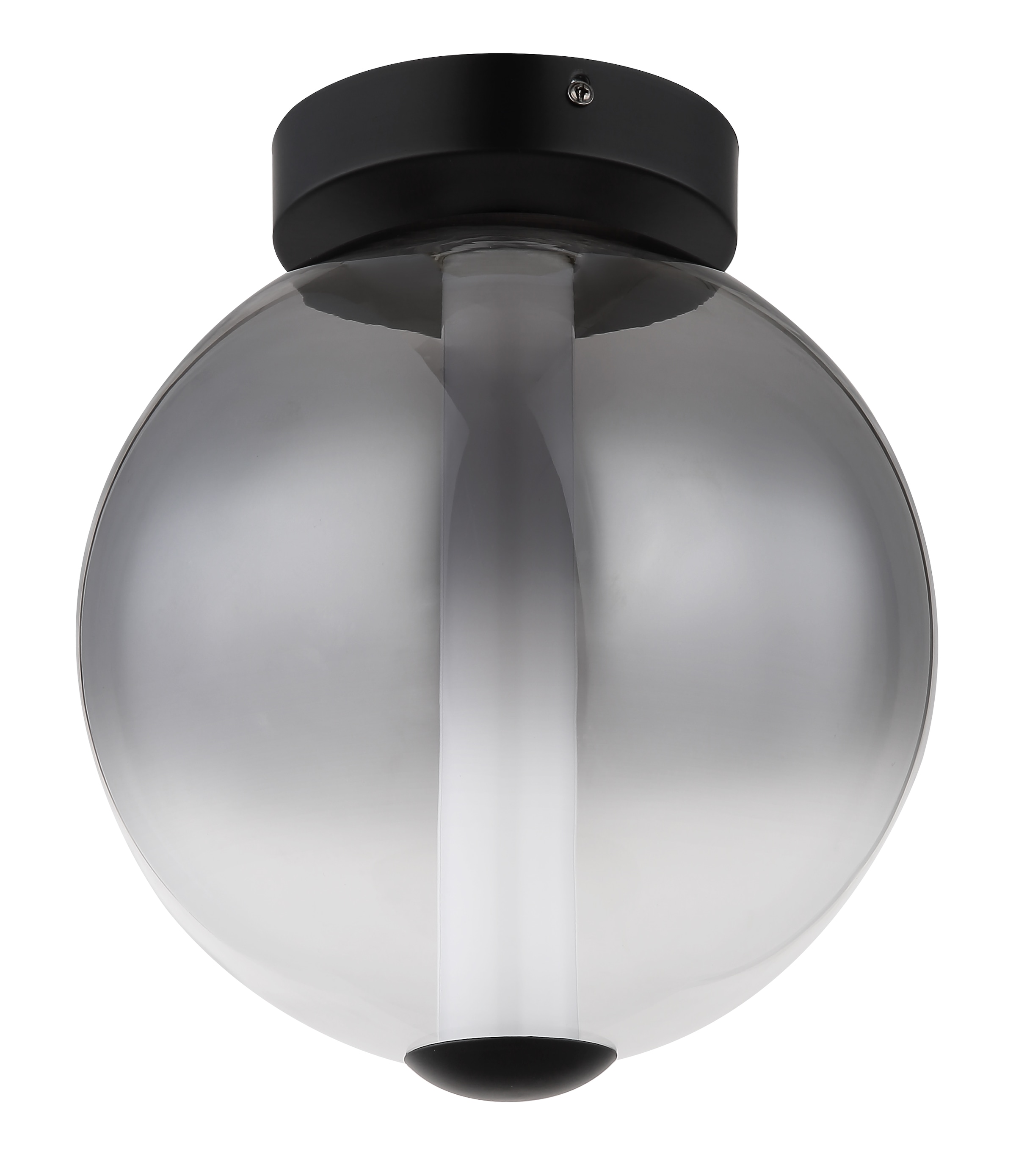 GLOBO LIGHTING Deckenleuchte »LACY« LED-Modul 1 Stk. Warmweiß Deckenleuchte Schwarz, Glaskugel, Acryl opal, LED 19W