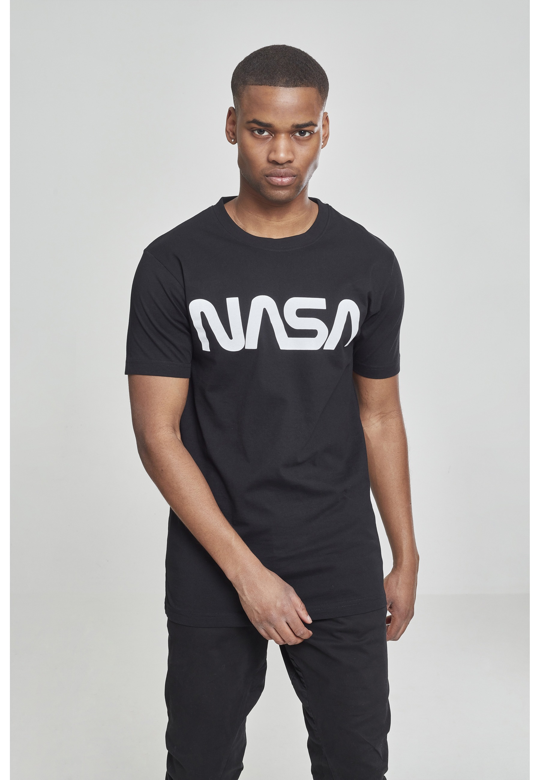 MisterTee T-Shirt »MisterTee Herren NASA Worm Tee« 1 Stk.