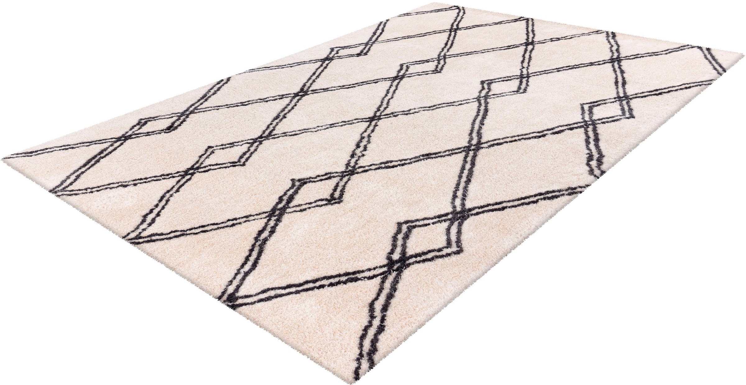 calo-deluxe Hochflor-Teppich »Elvar-1000«, rechteckig, 27 mm Höhe, besonders weich durch Microfaser, Wohnzimmer