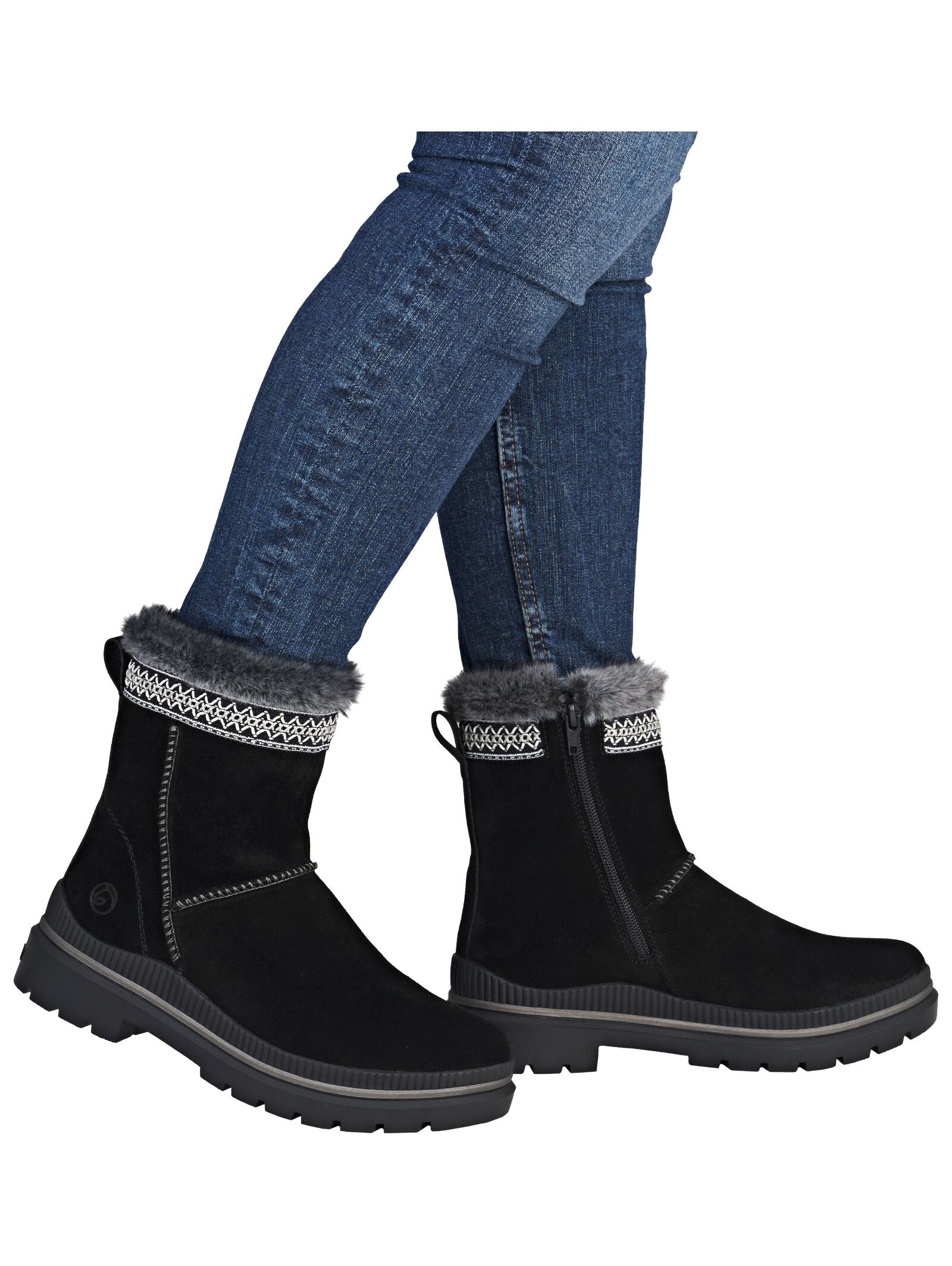 Remonte Stiefelette »Remonte Stiefelette Veloursleder«