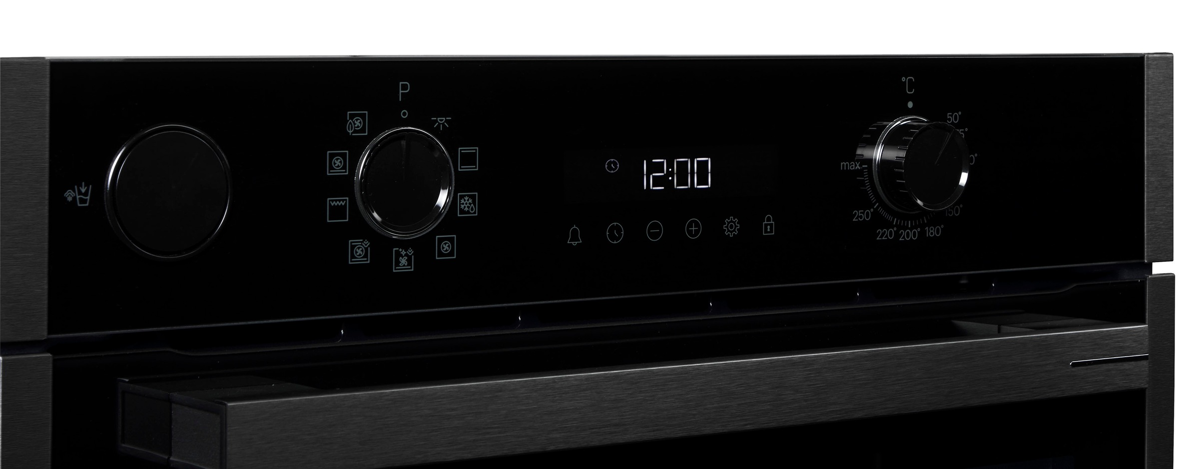 Grundig Einbaubackofen  »GEBD19300DX«, mit 2-fach-Teleskopauszug, Steam Clean, SoftDoormatic