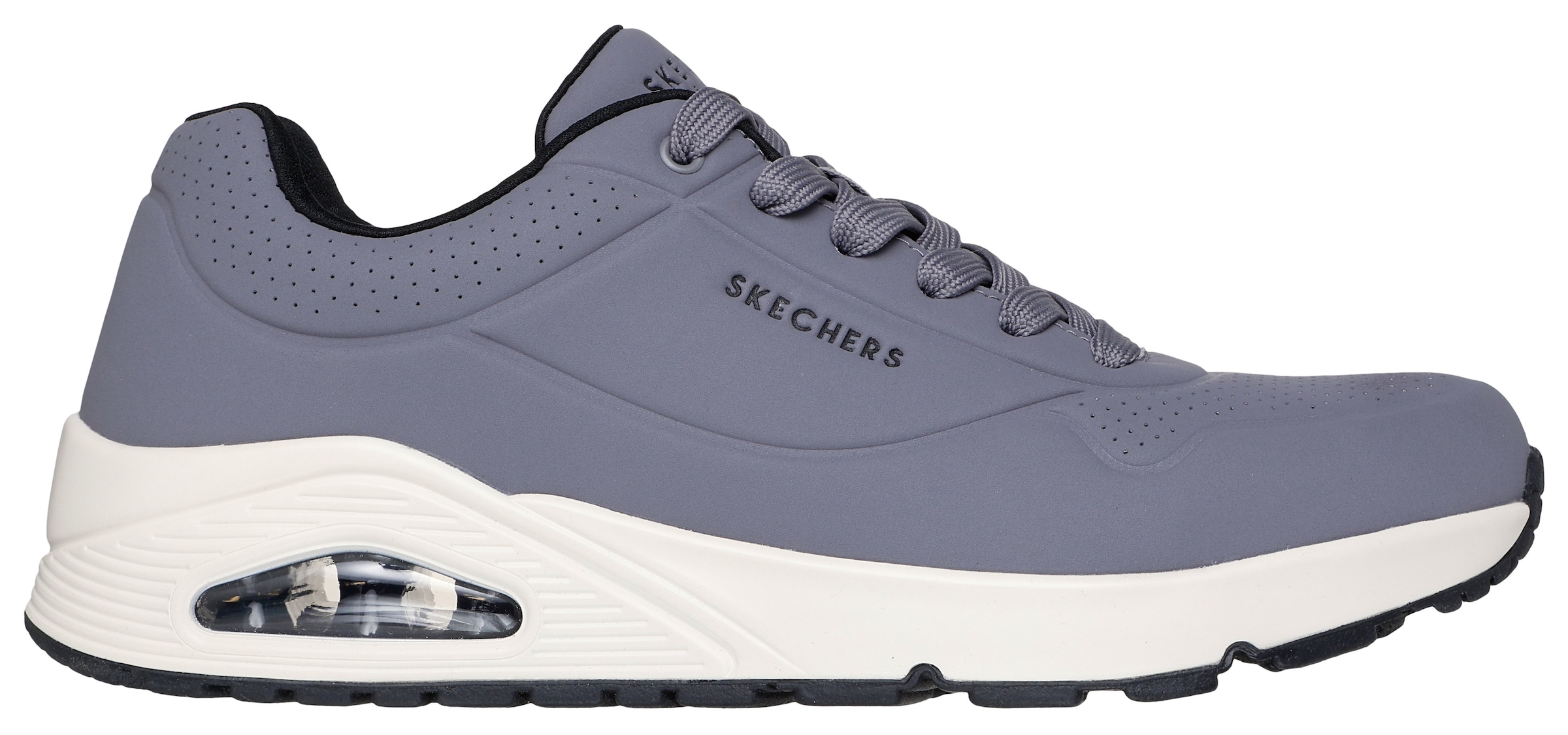 Skechers Sneaker »Uno - Stand on Air«, Freizeitschuh, Halbschuh, Schnürschuh mit Air-Cooled Memory Foam