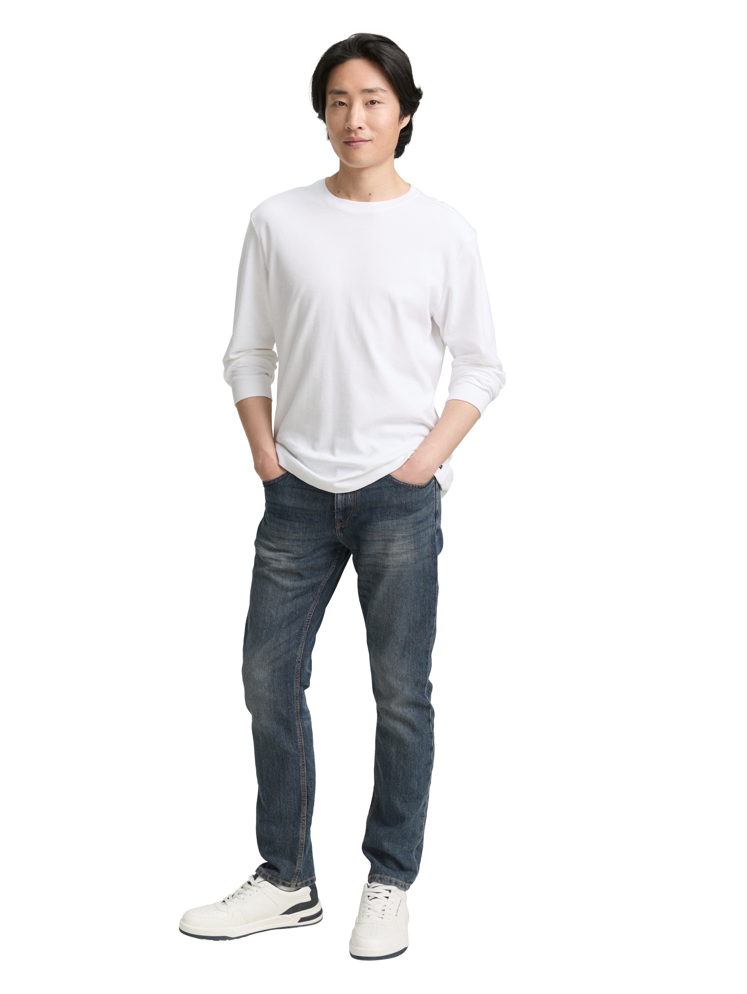 TOM TAILOR 5-Pocket-Jeans »MARVIN«, mit kleinem Logo-Print