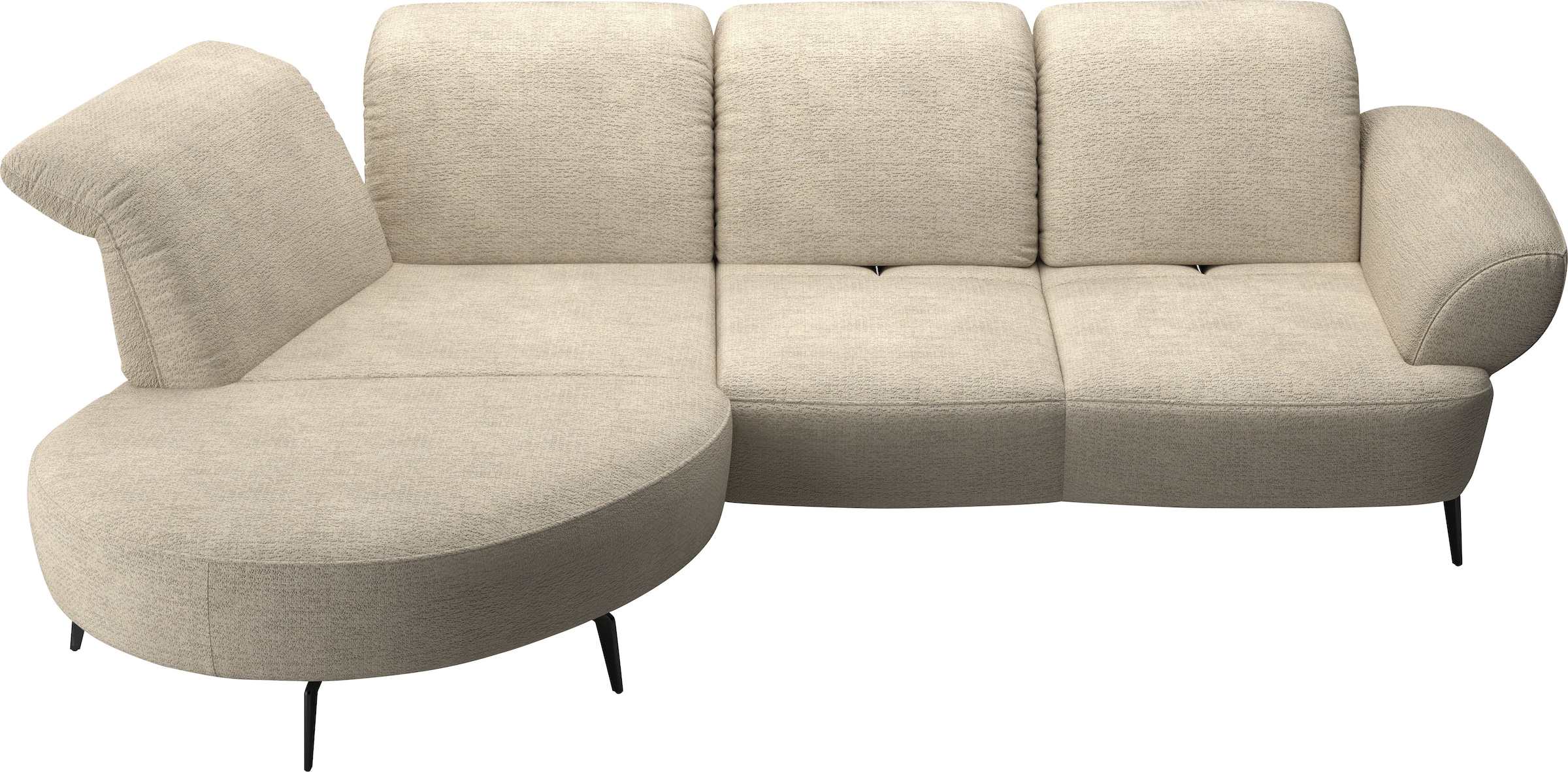 sit&more Ecksofa »Dance«, inkl.System Click&Seat und Sitztiefenverstellung