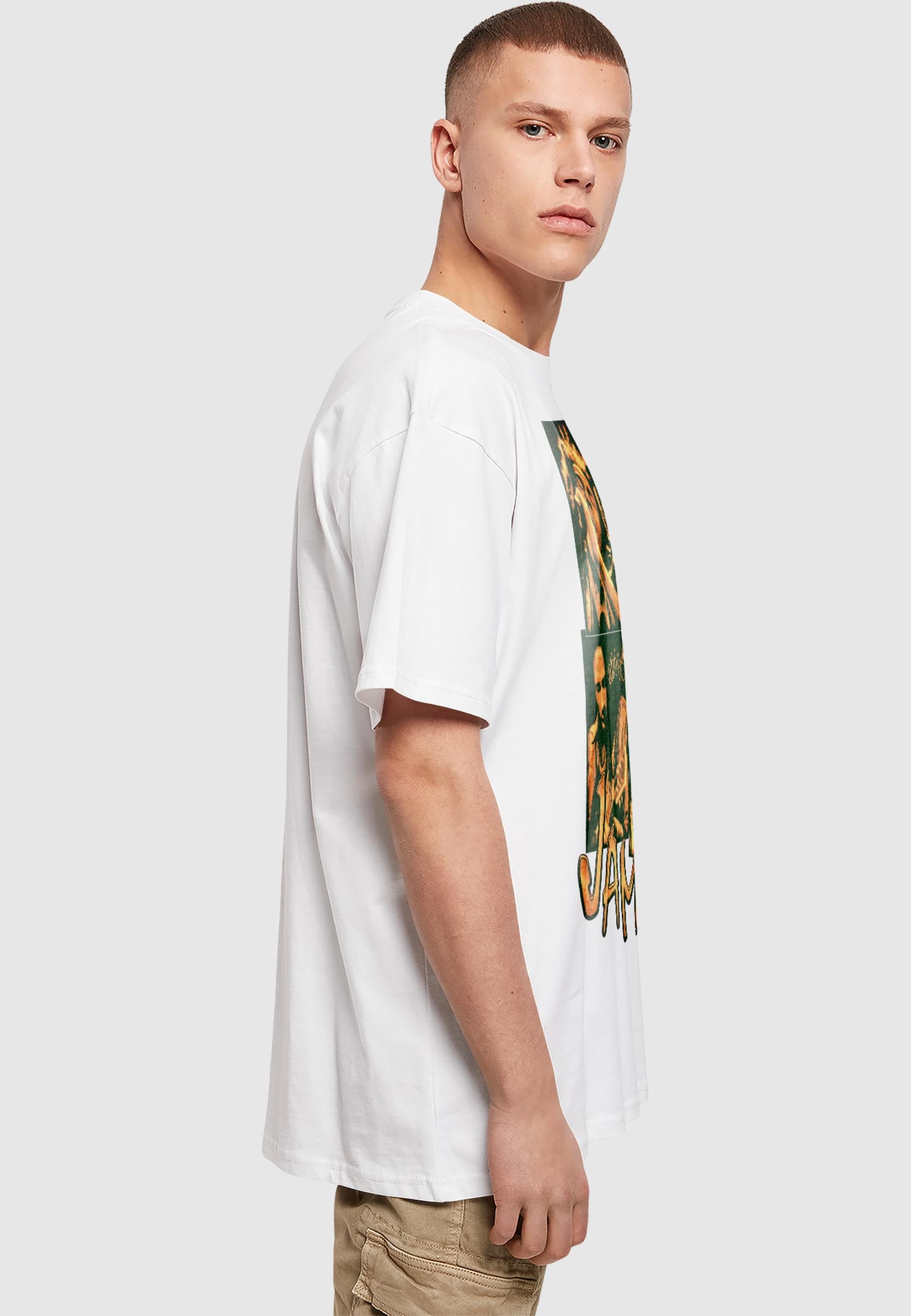 Merchcode T-Shirt »Merchcode Bob Marley Jammin Live Oversize Tee«, (1 tlg.)