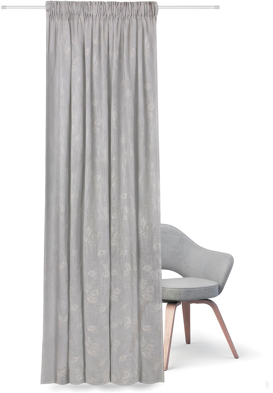 Feel of Nature Gardine "Ove" Kräuselband 1 Stk. tlg. HxB: 245x140 günstig online kaufen