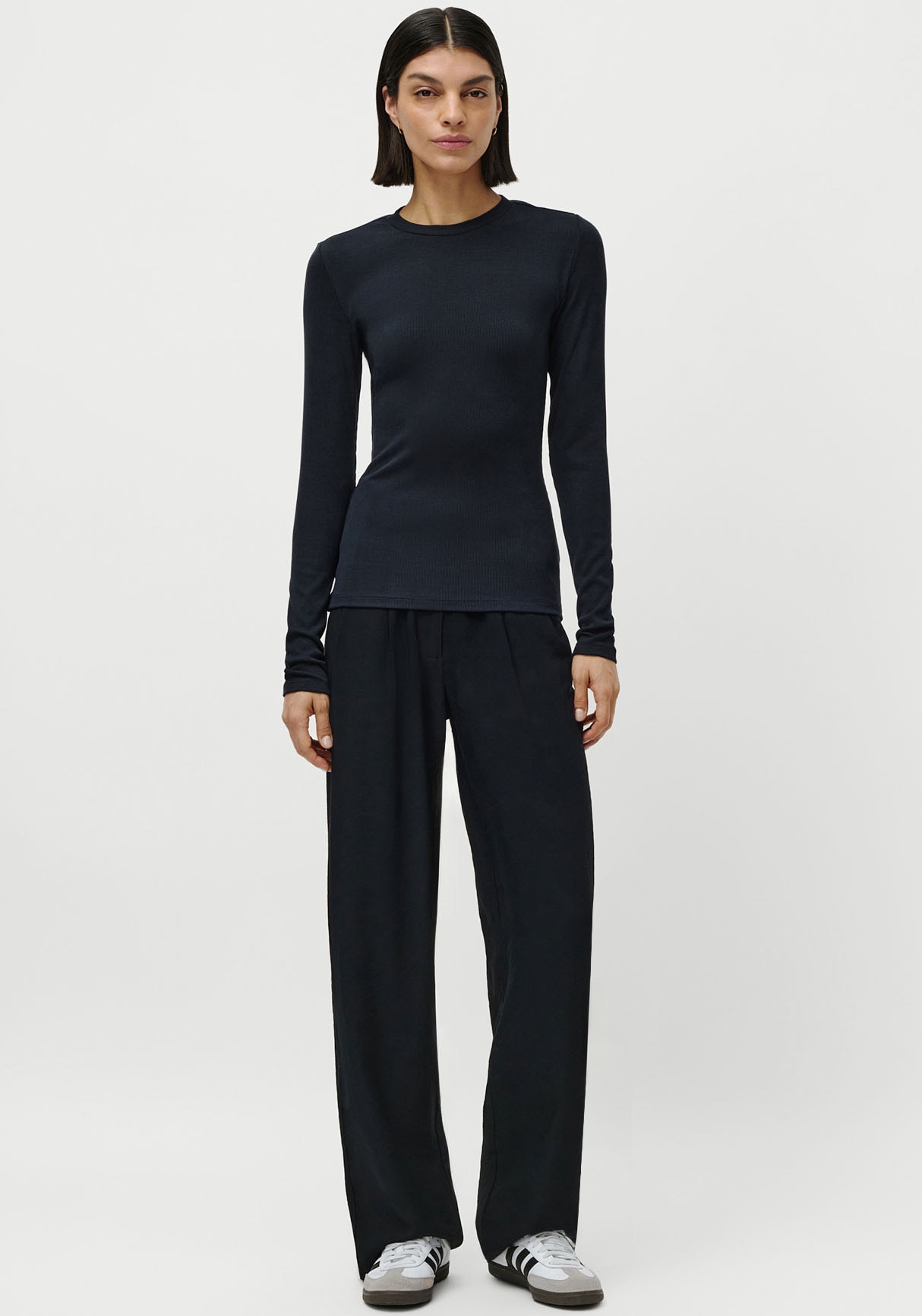 LeGer Longsleeve »Cinzia, LeGer by Lena Gercke«, schmal, Rundhals