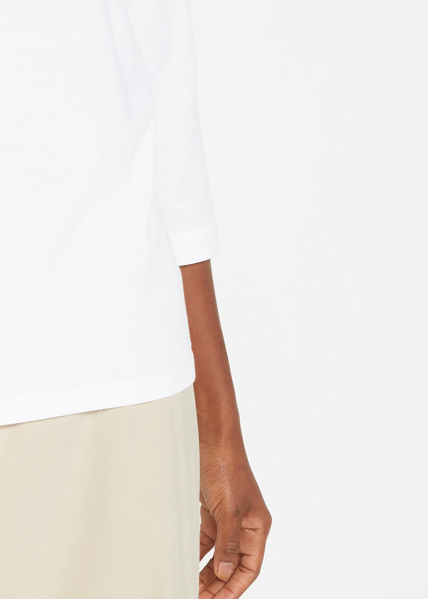 bonprix T-Shirt Packung, 5 Stk. lässig geschnittene Passform, 3/4-Ärmel, Ru günstig online kaufen