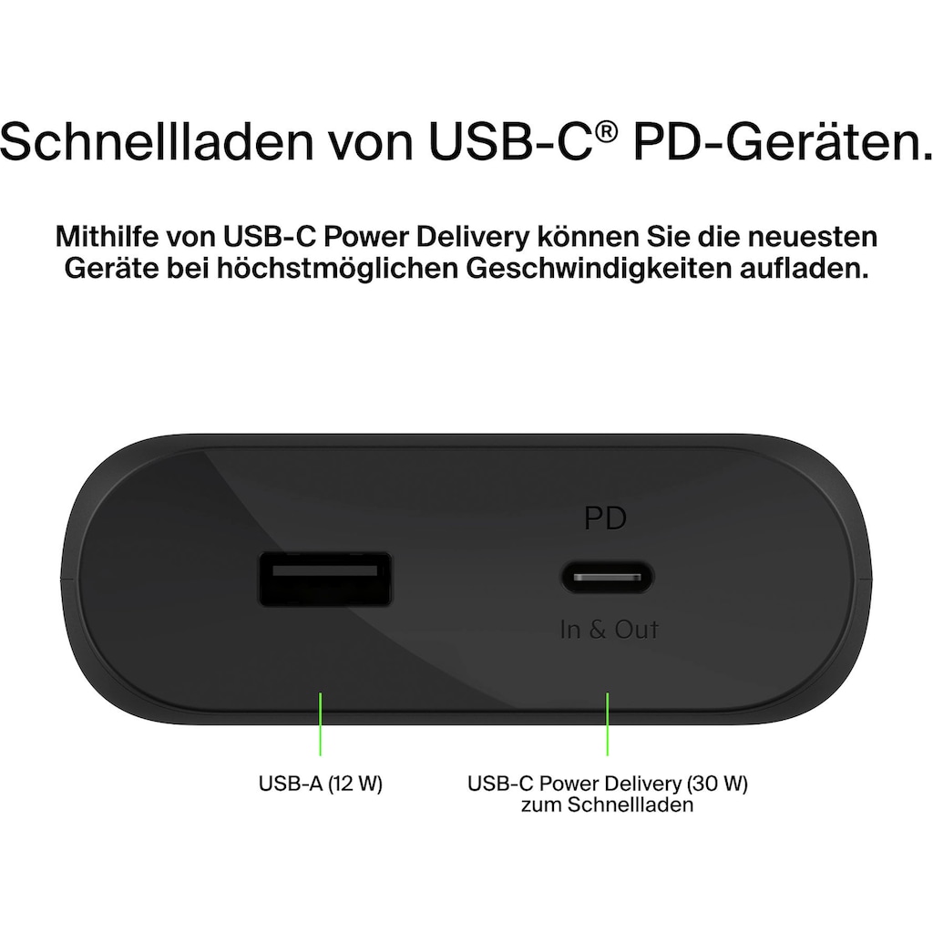 Belkin Powerbank »BOOST↑CHARGE™ USB-C PD Powerbank 20K«, 20000 mAh