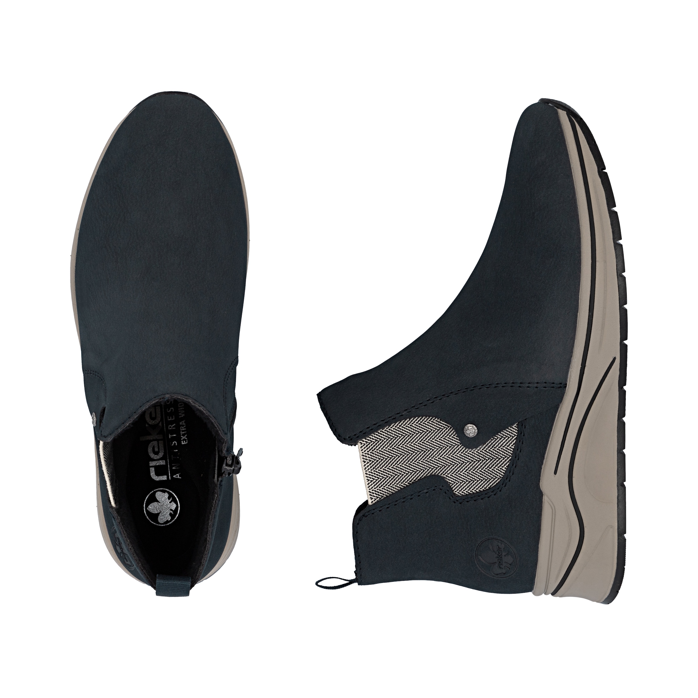 Rieker Chelseaboots, Boots, Stiefelette, High Top Sneaker, Keilboots mit Stretcheinsatz
