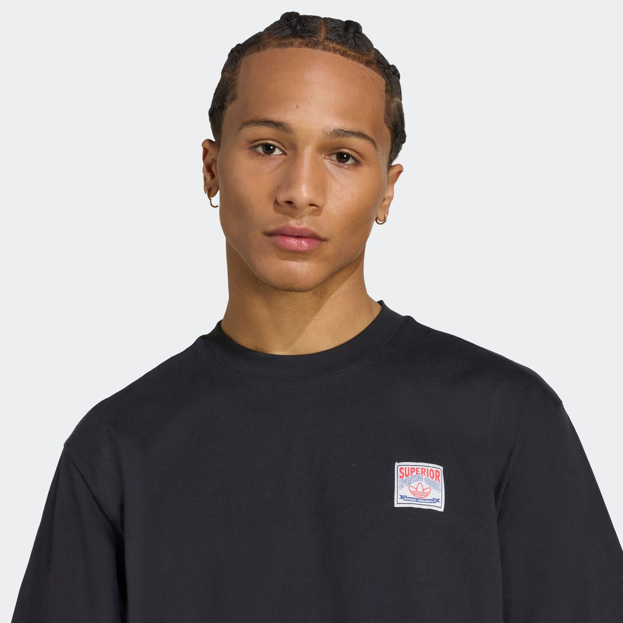 Thumbnail - adidas Originals T-Shirt "GRAPHIC LO SS T" sportlicher Workwear-Look, lockere Passform, aus Baumwolle