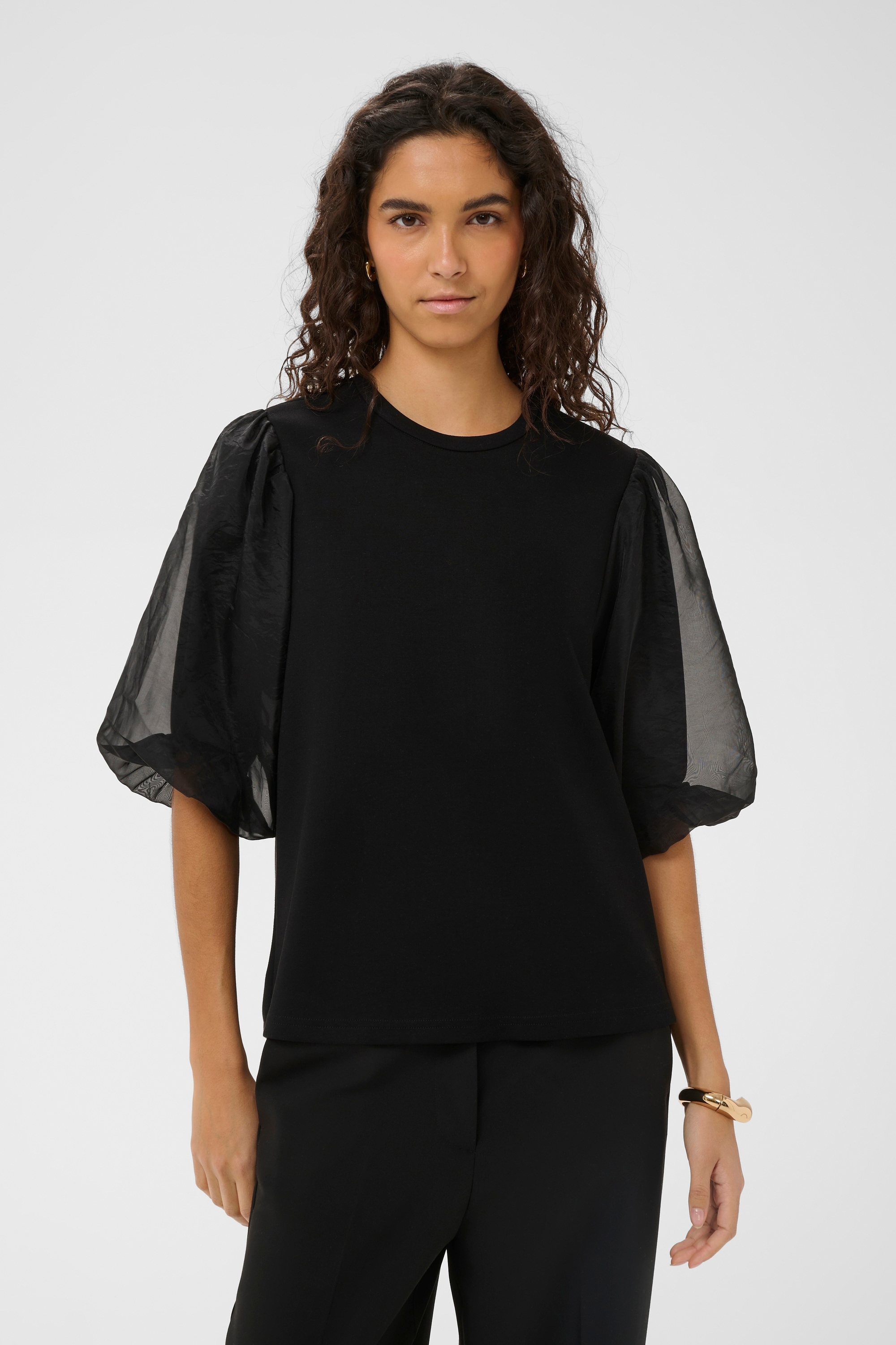 SOAKED IN LUXURY Longtop »Damen T-Shirt kurzarm SLMarigold«
