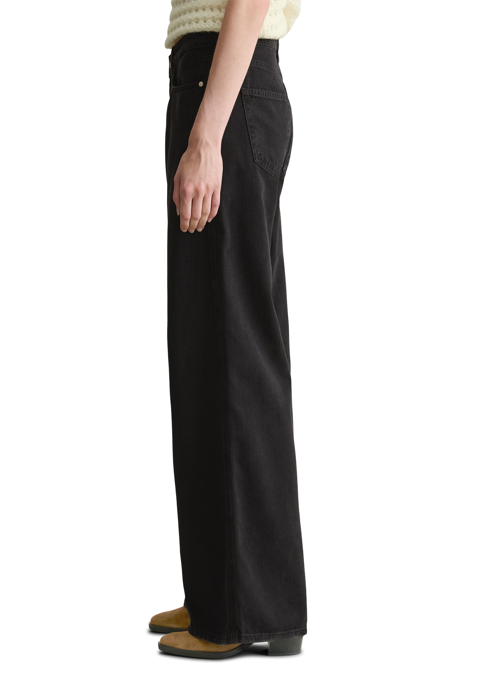 Marc O'Polo DENIM Weite Jeans »aus softem Organic-Cotton-Lyocell-Modal-Mix«