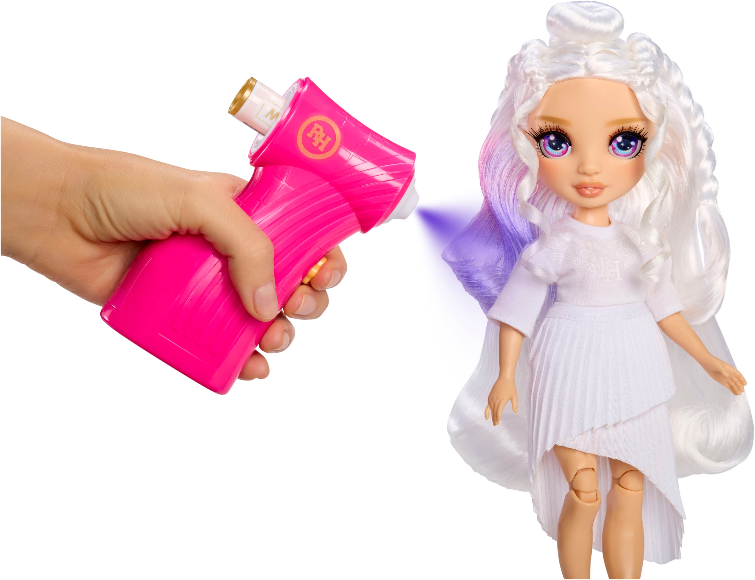 RAINBOW HIGH Anziehpuppe »Air Brush & Create Fashion Dolls - Purple Eyes«