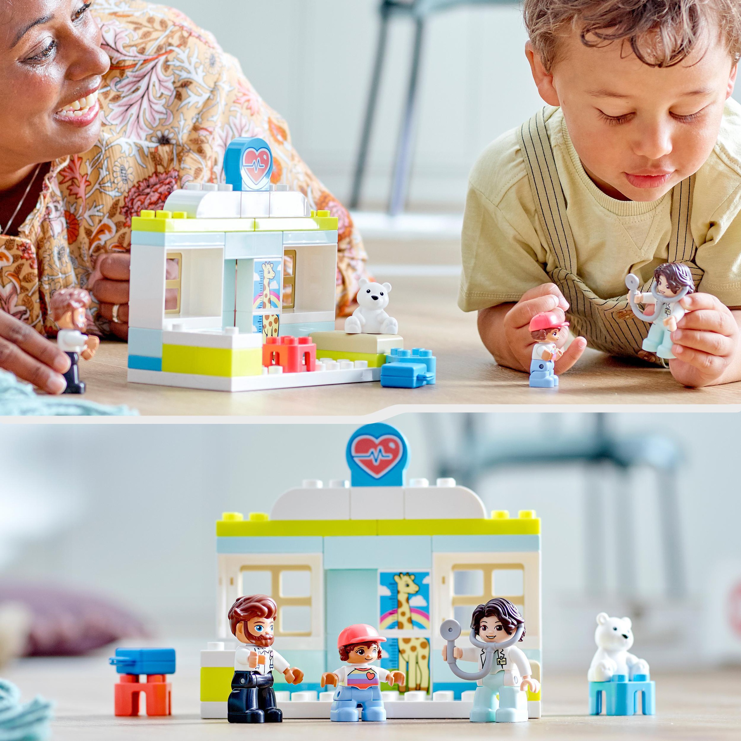 LEGO® Konstruktionsspielsteine »Arztbesuch (10968), LEGO® DUPLO«, (34 St.), Made in Europe