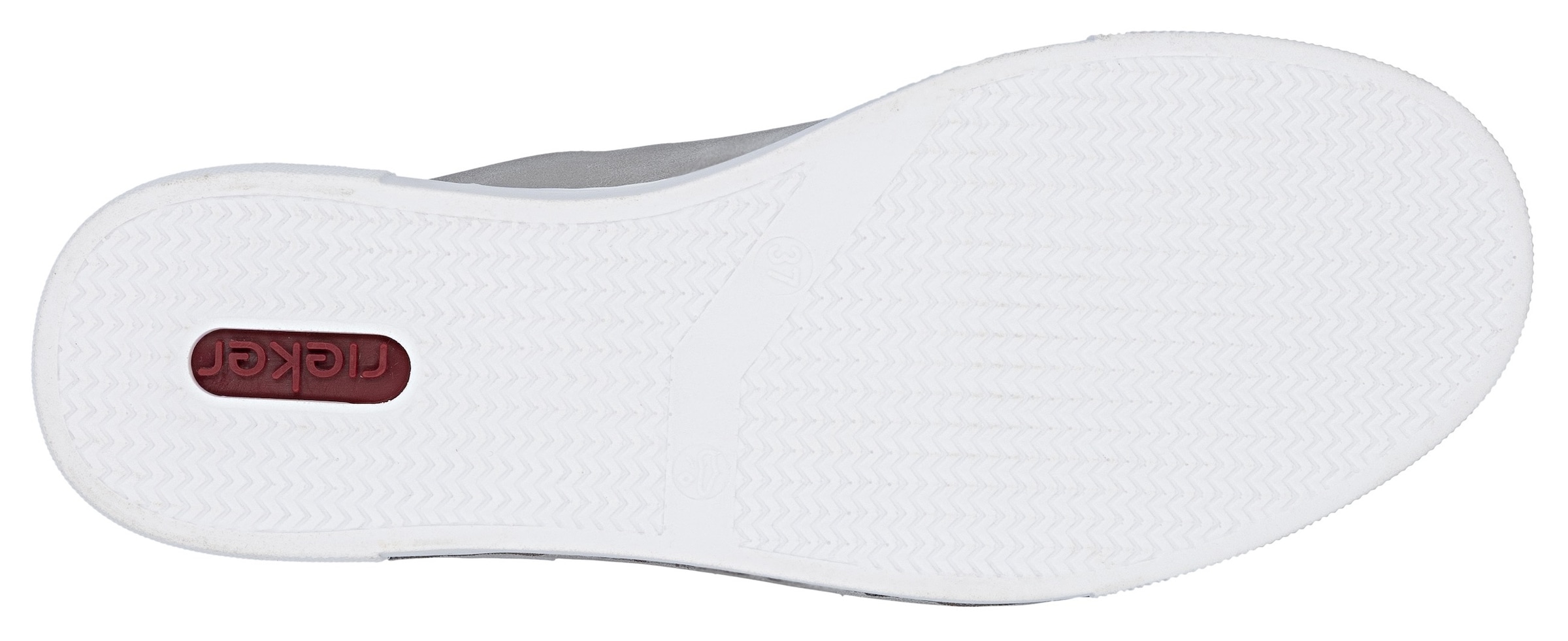 Rieker Plateausneaker  mit Zier-Reißverschluss, Freizeitschuh, Halbschuh, Schnürschuh
