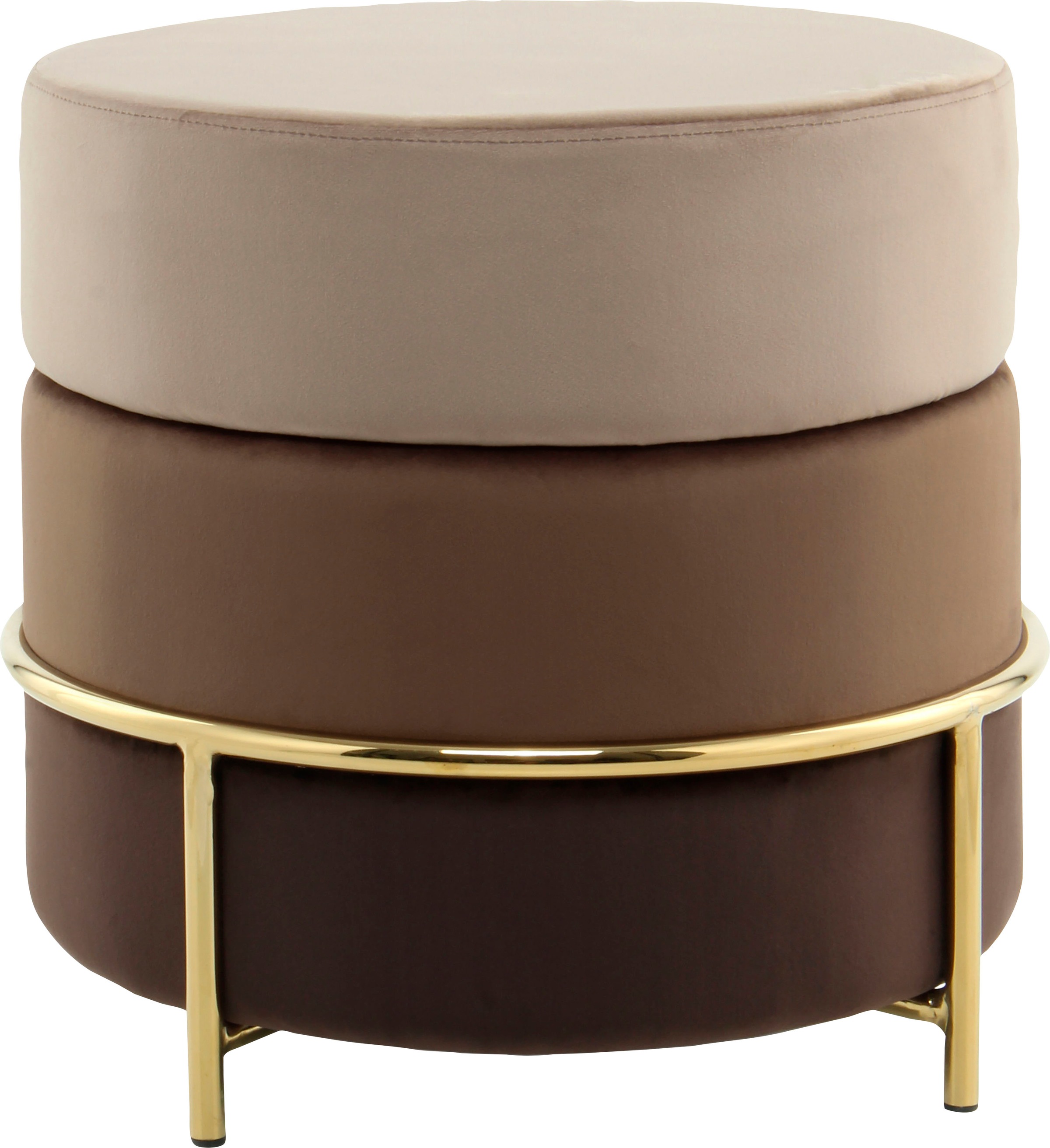 Kayoom Sitzhocker "Hocker Matilda 125, Komfortable runde Form, Gemütlicher günstig online kaufen