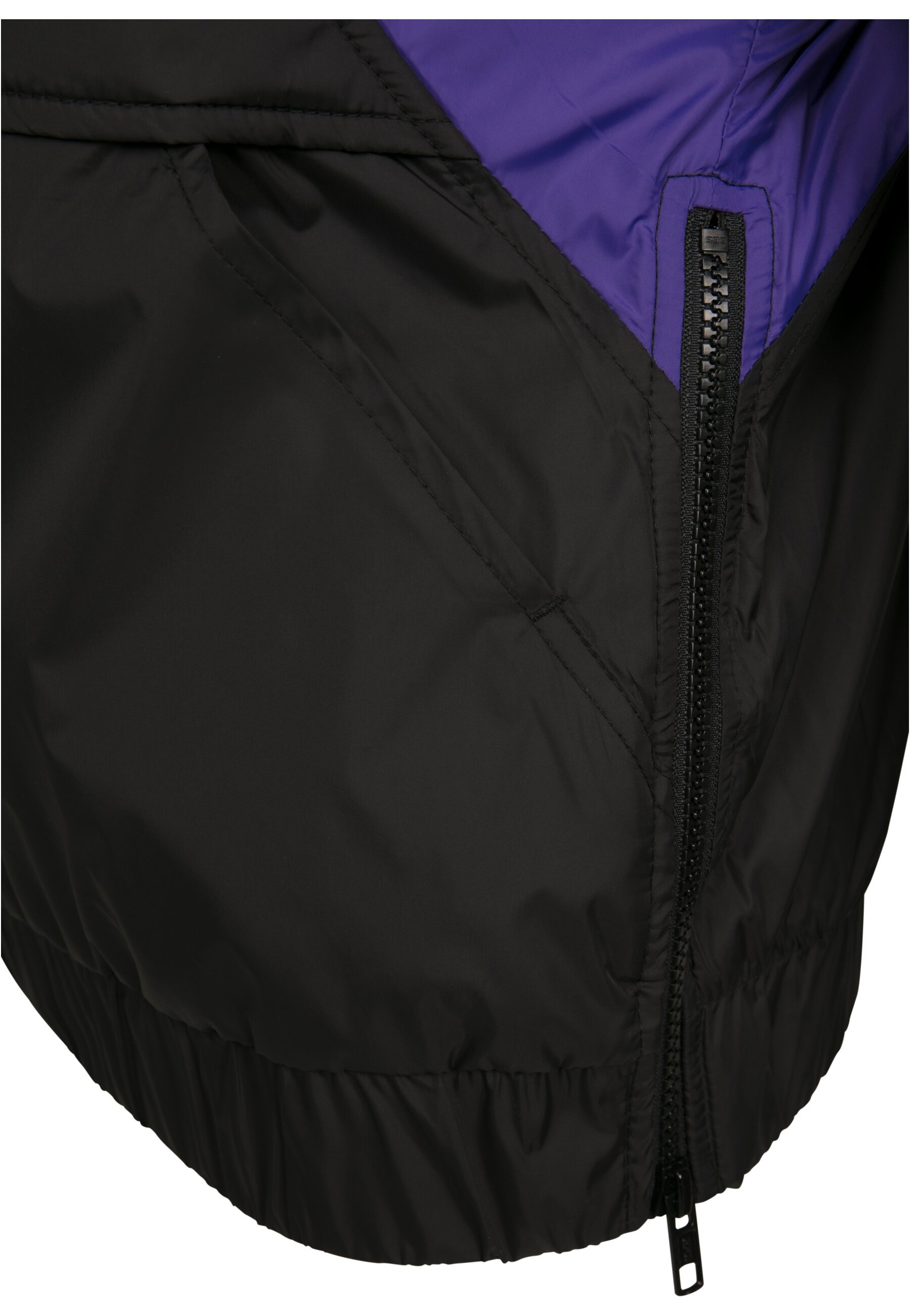URBAN CLASSICS Allwetterjacke »Urban Classics Damen Ladies 3-Tone Padded Pull Over Jacket«, (1 St.), mit Kapuze