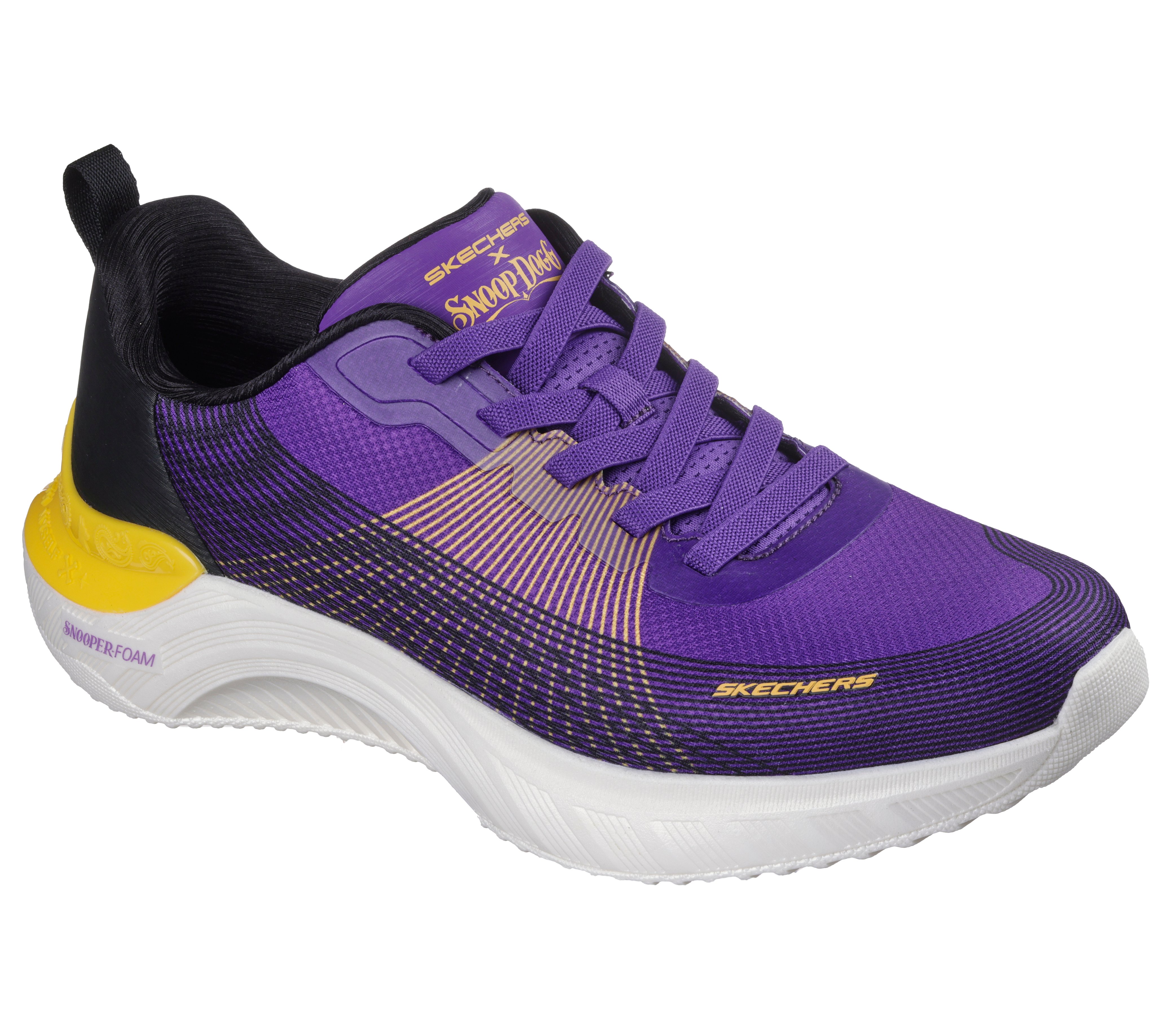 Skechers 1100000002199 "SNOOP ACE-CYBER WALKER" Schnürschuh, Sportschuh, Snoop Sneaker zum Schlupfen