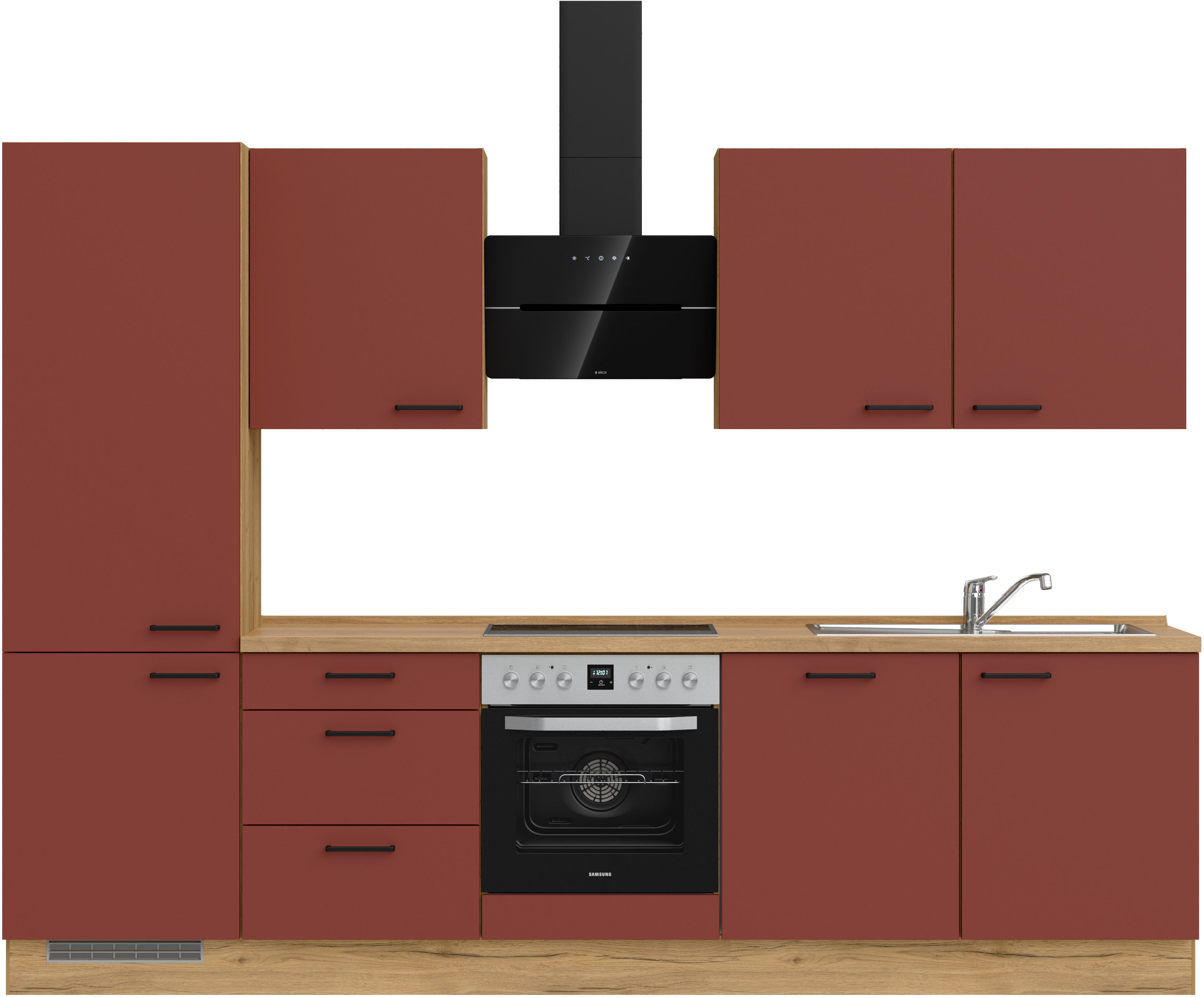 nobilia Kleiderschrank ""Easytouch II", NEU: individuell anpassbar mit gratis Profi-Beratung" vormontiert, Breite 300 cm, Ausrichtung wählbar, wahlw. mit E-Geräten