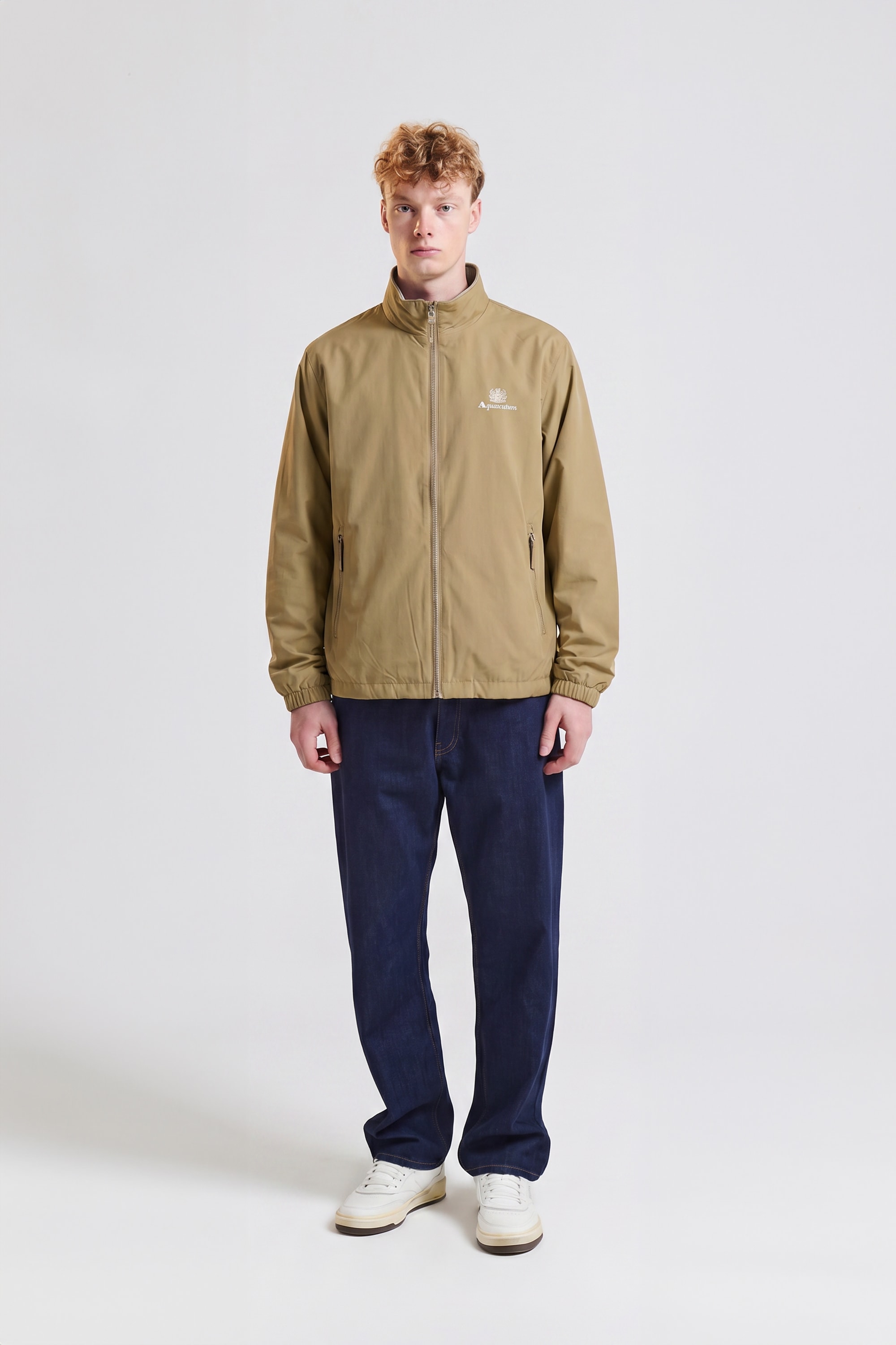Aquascutum Active Wendejacke »MOCK NECK SAILOR JACKET Herren« ohne Kapuze Wendejacke Herren, leichte Jacke, Windbreaker, Windjacke, Sale
