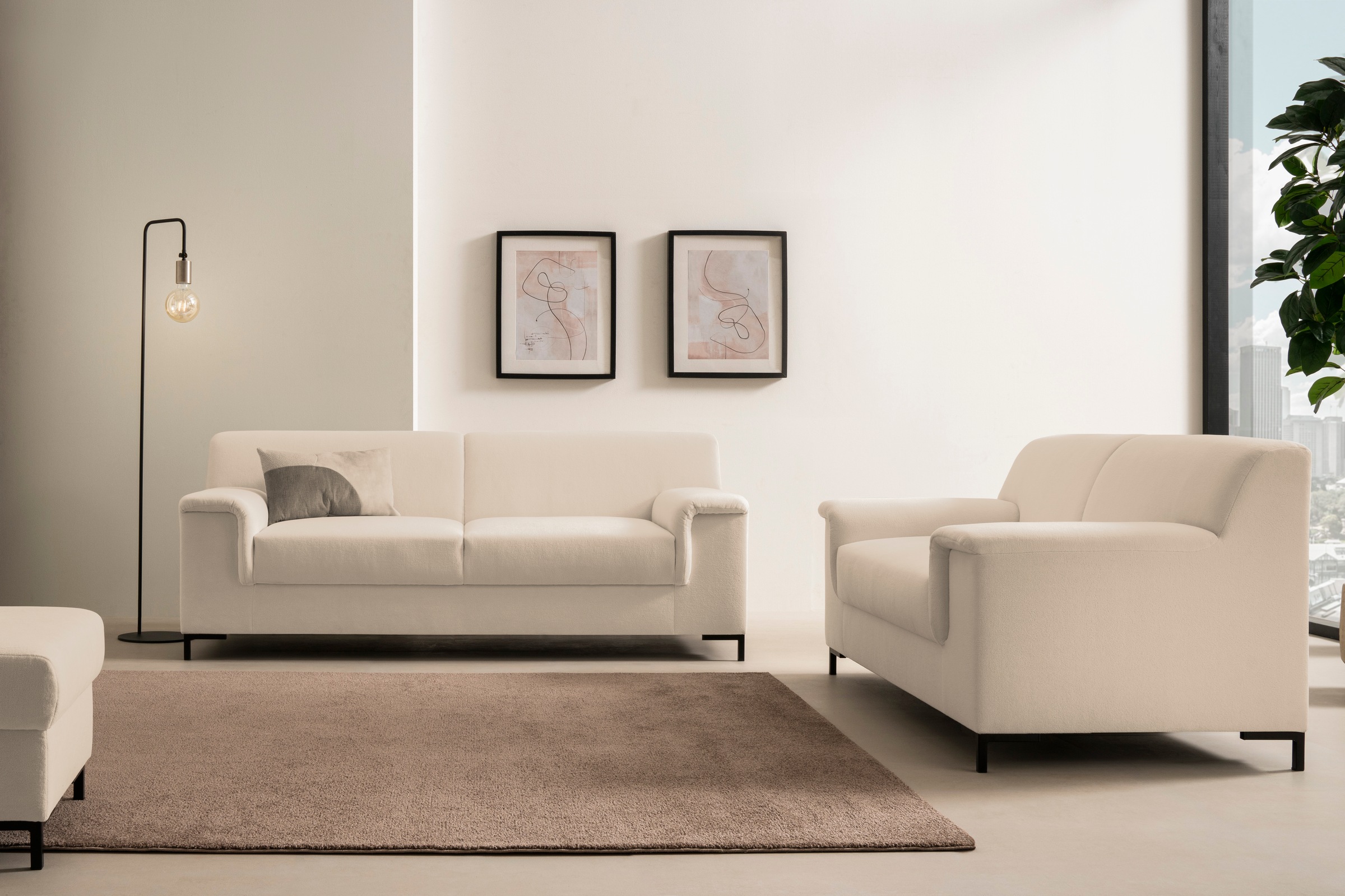 Home affaire Polstergarnitur "Jamie 2, auch in Cord, Set: bestehend aus 1,5 günstig online kaufen