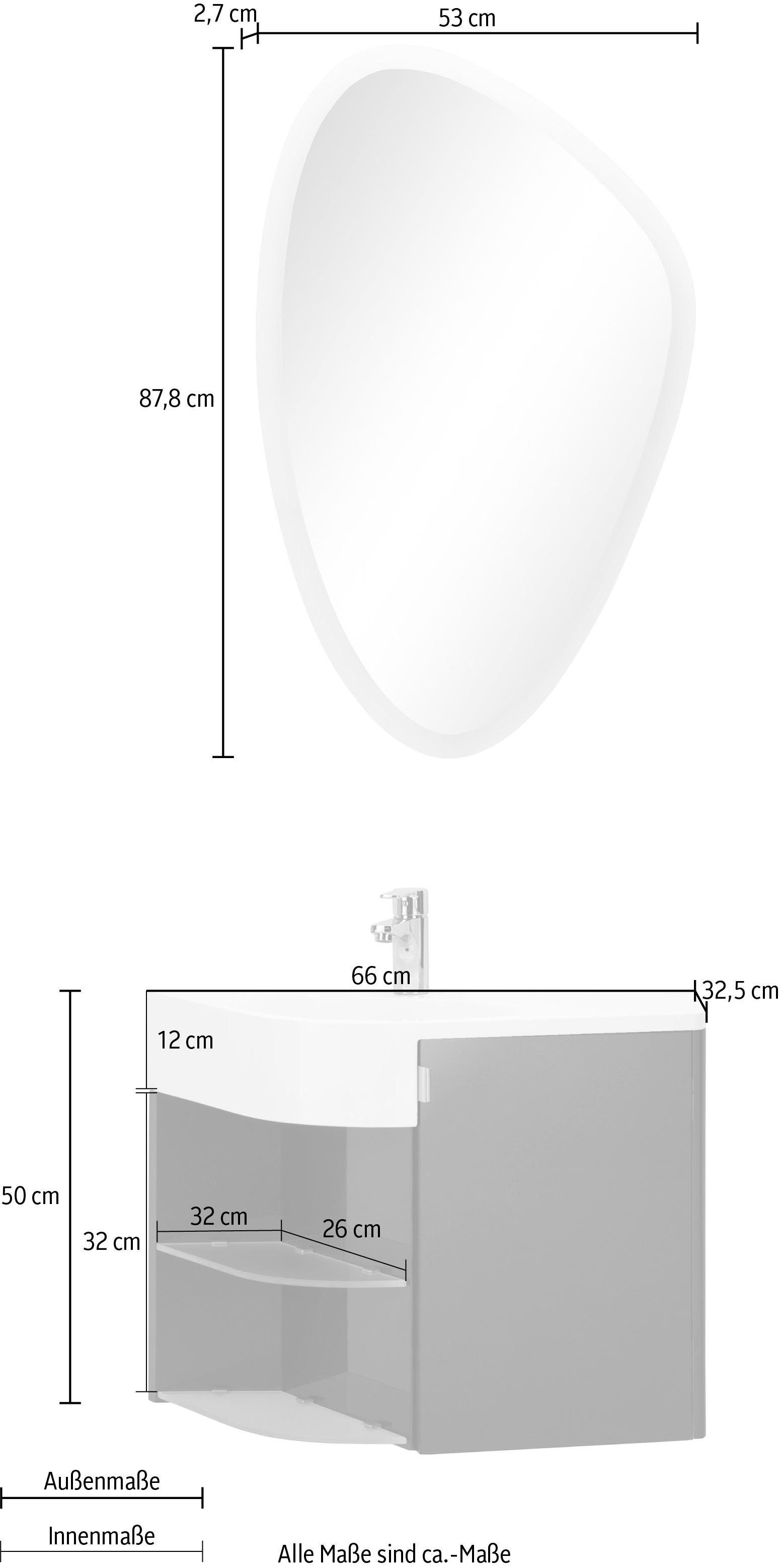 MARLIN Badmöbel-Set »3010.3«, (Set, 2 St.)