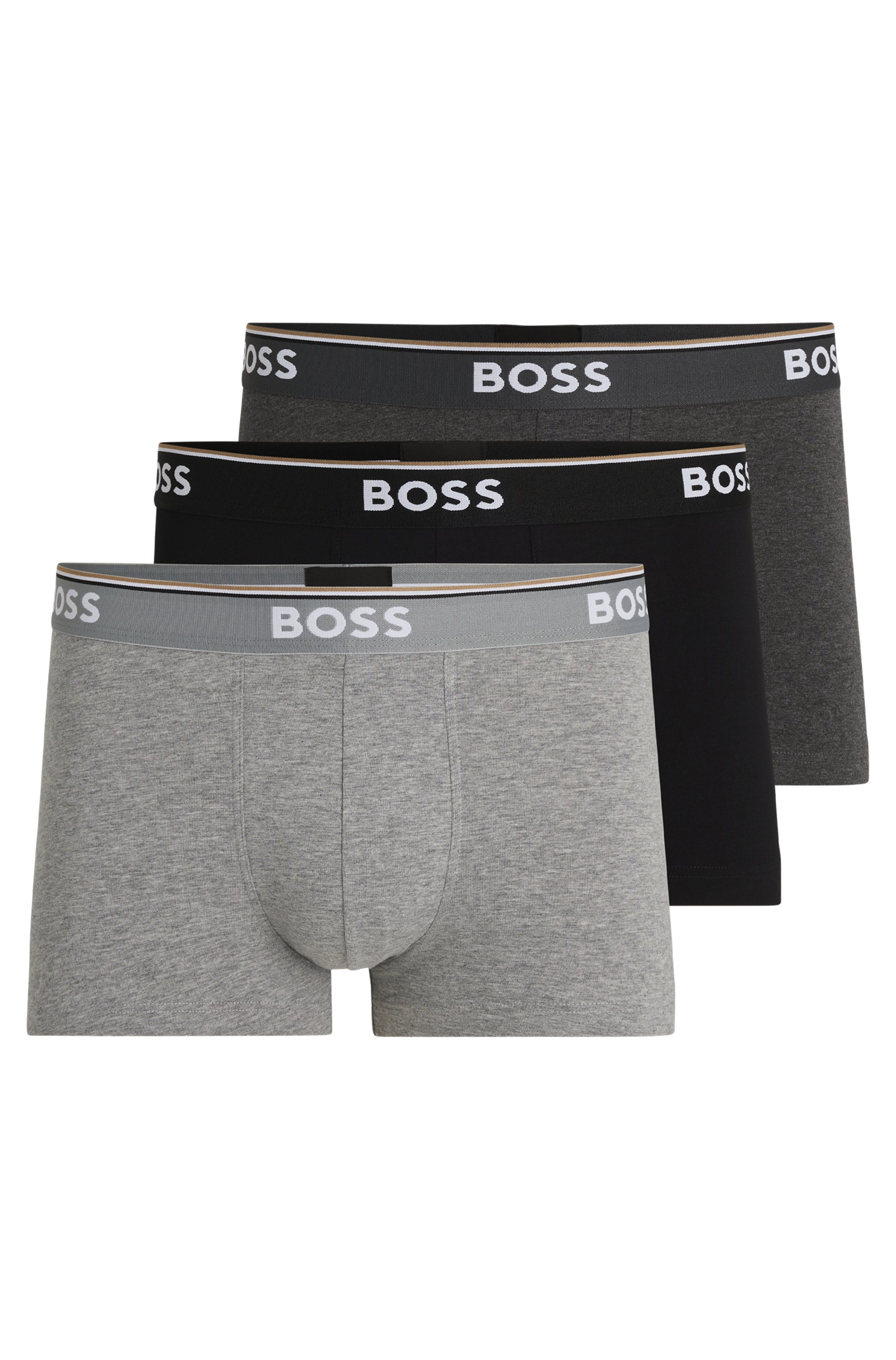 BOSS Trunk "TRUNK 3 PACK" 3 Stk. BOSS Schriftzug auf dem Bund günstig online kaufen