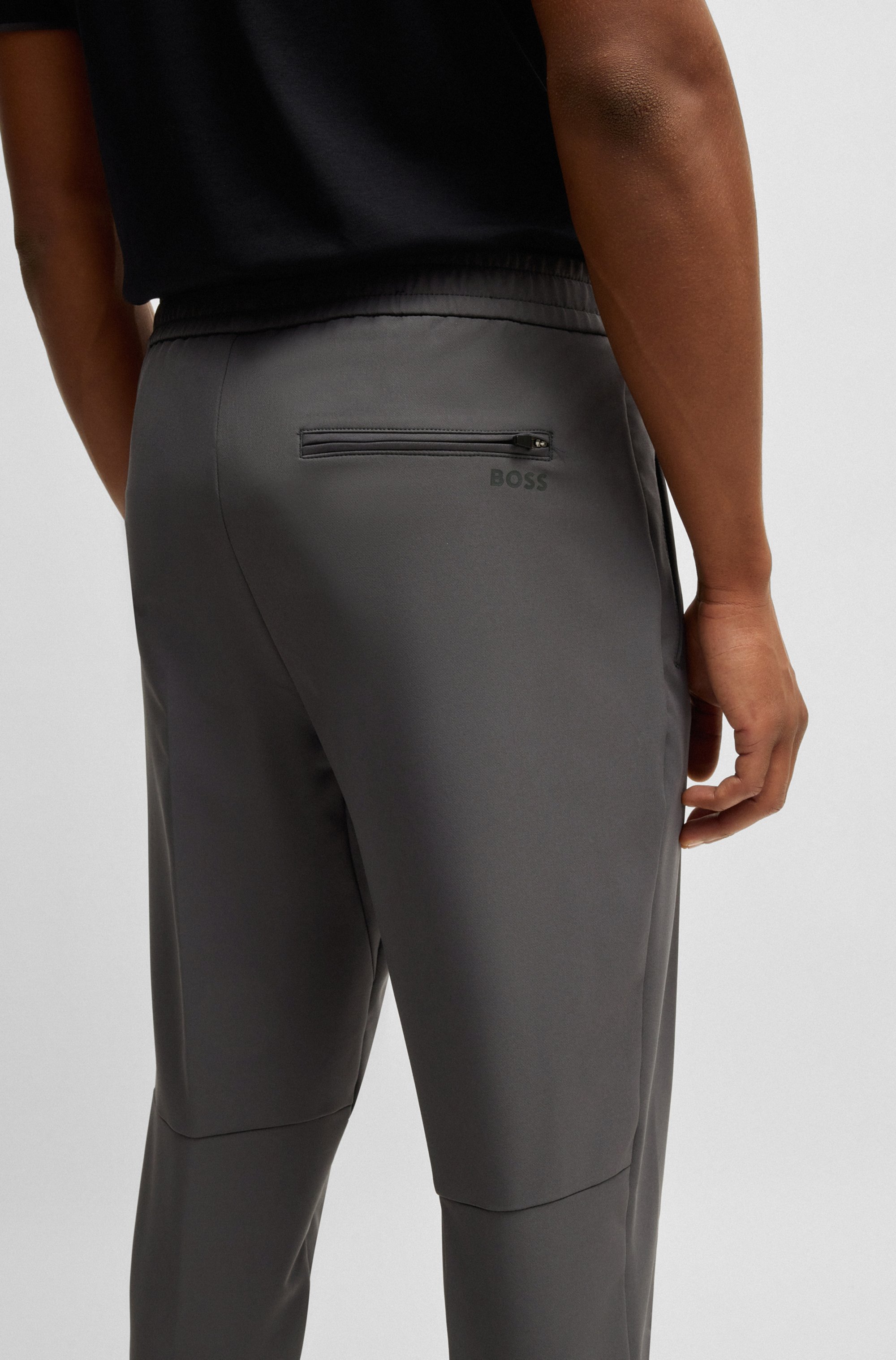 Thumbnail - BOSS GREEN Stretch-Hose "T Flex", mit elastischem Bund und Kordelzug