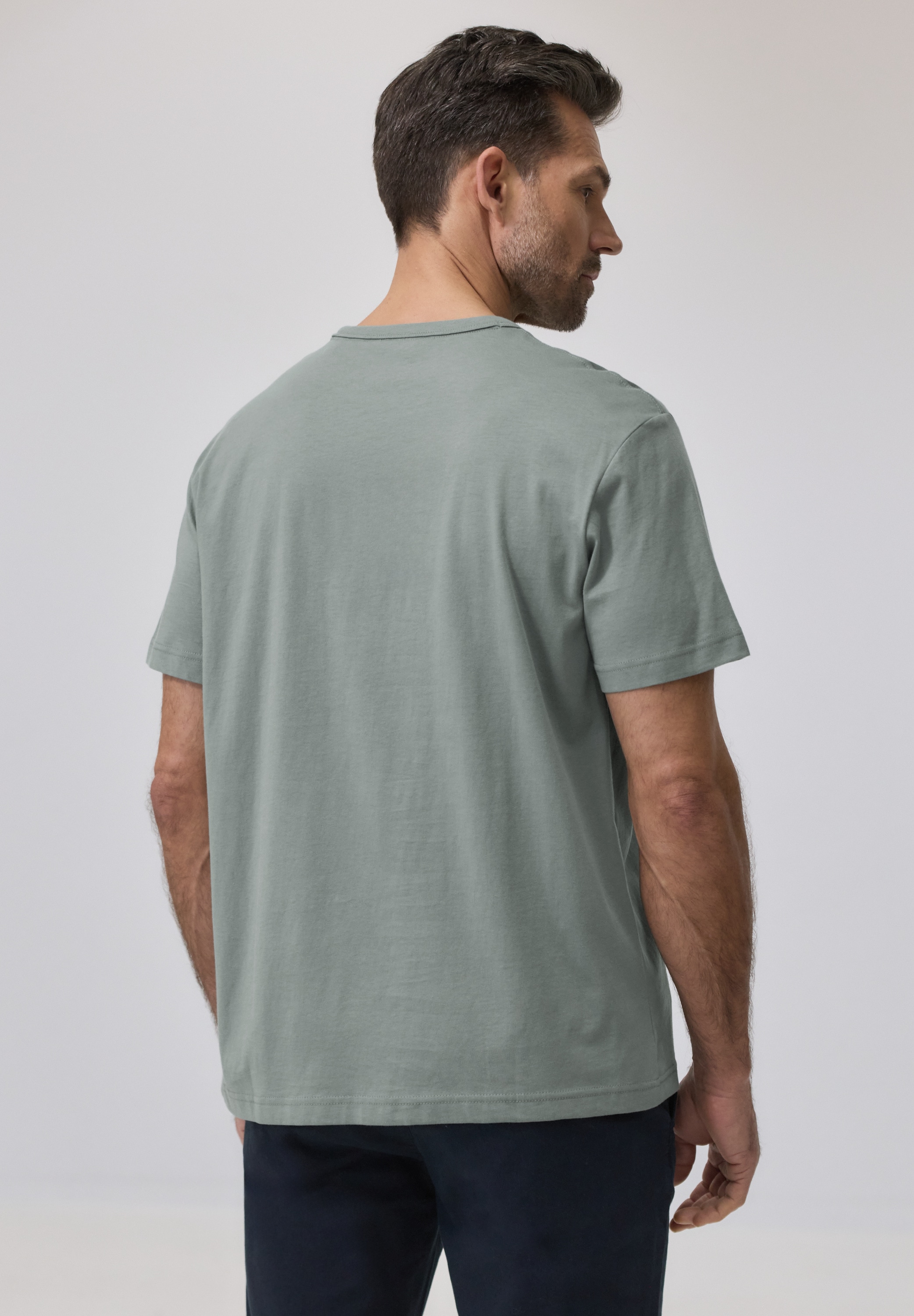 STREET ONE MEN T-Shirt aus reiner Baumwolle