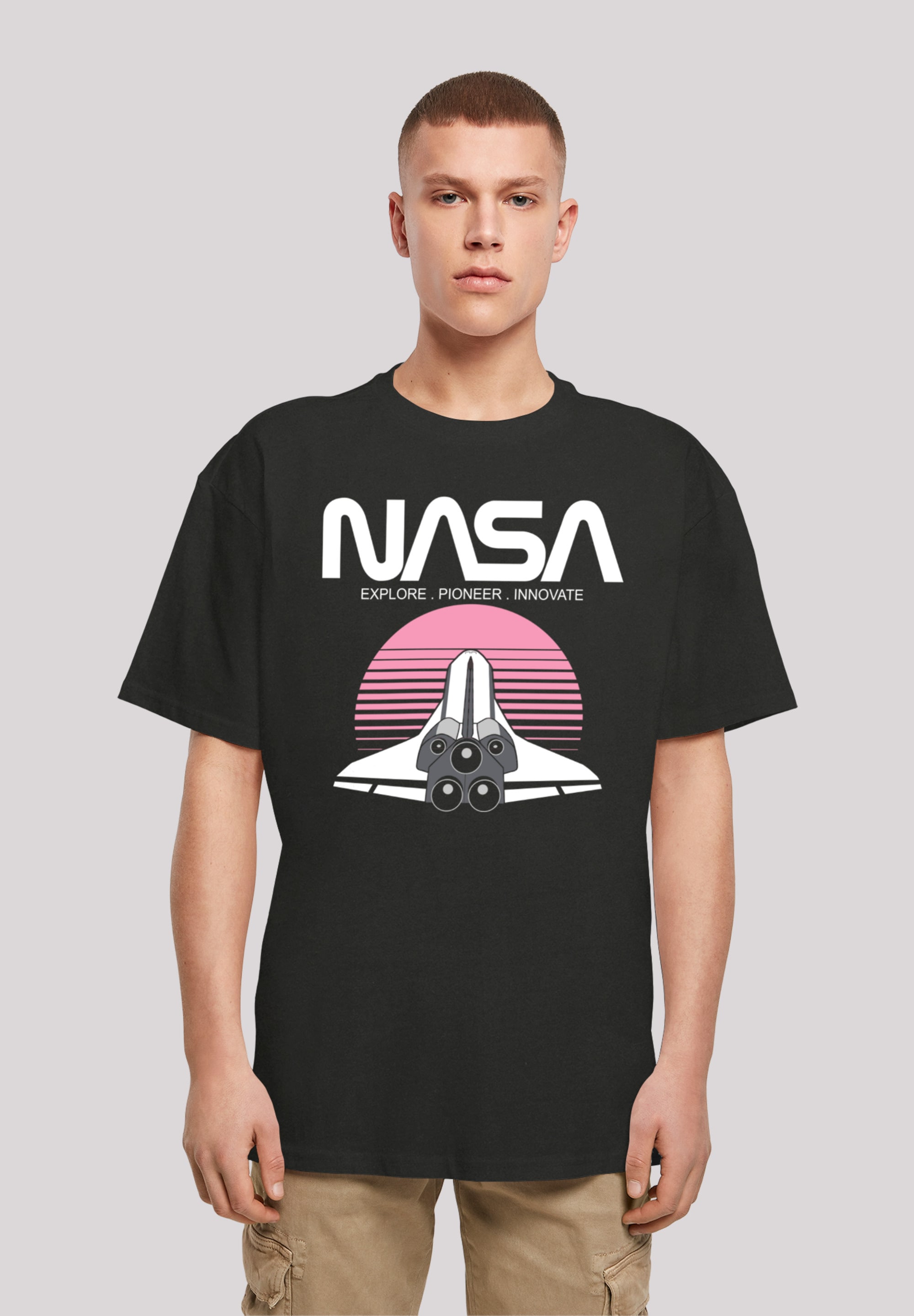 T-Shirt »NASA Space Shuttle Sunset«, Print