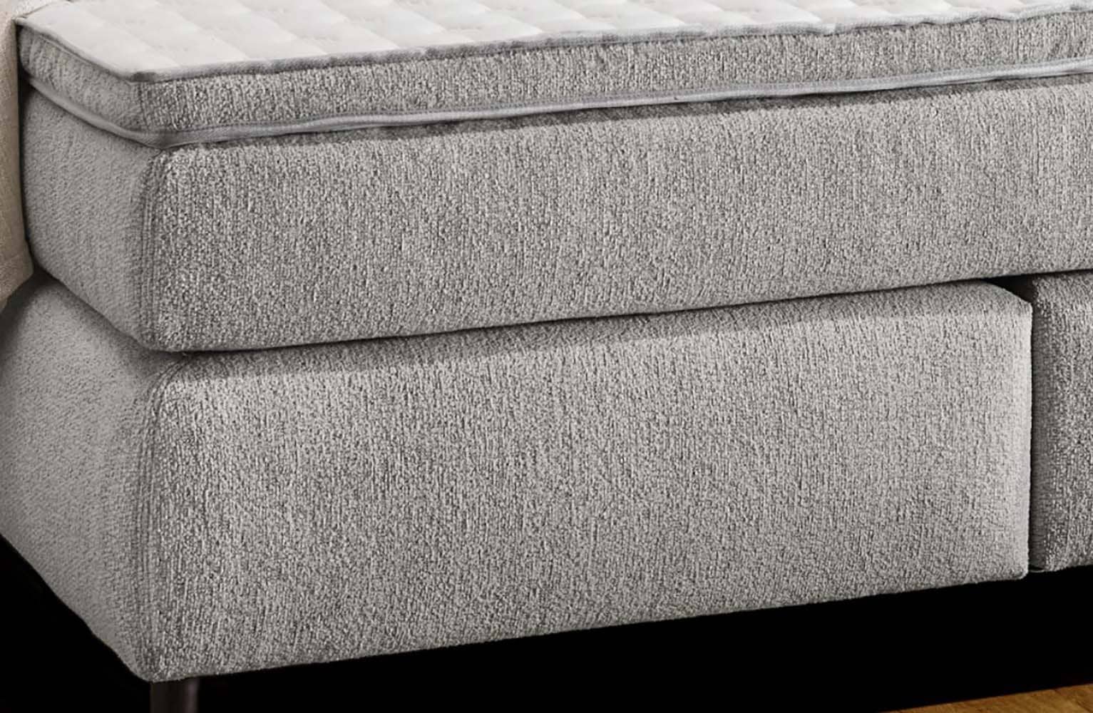 Jockenhöfer Gruppe Boxspringbett »Hacienda, Breite 180cm ,erhältlich in verschiedenen Farben« 7-Zonen-TTFK-Matratze, KS-Topper, verschiedene Härtegrade wählbar