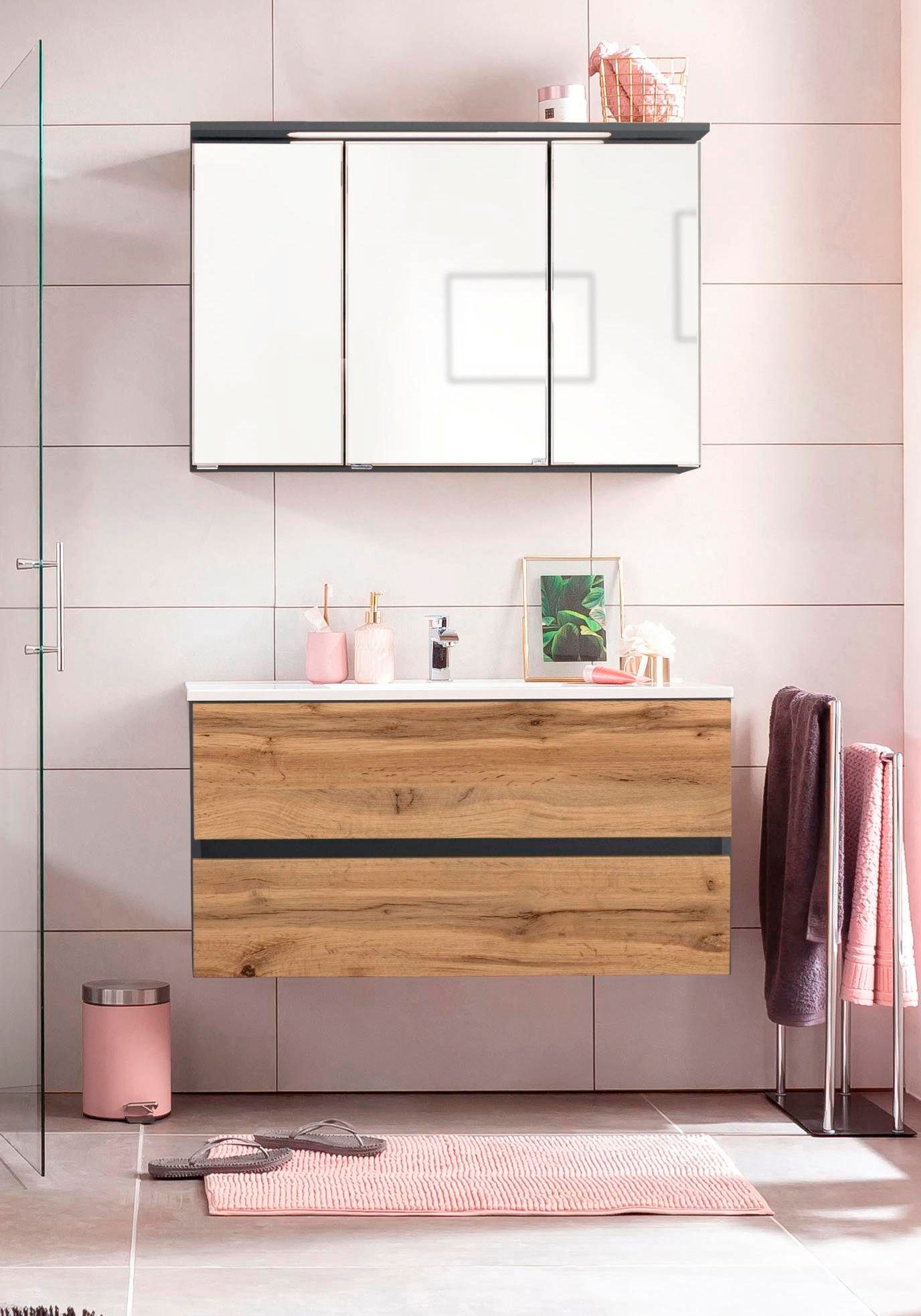 welltime Badmöbel-Set "Lucca" 2 Stk. tlg. günstig online kaufen