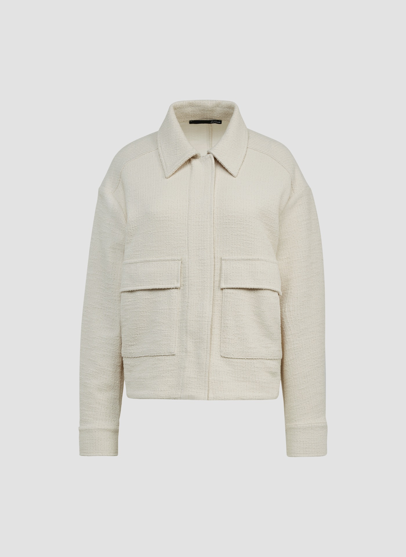 LeComte Blouson »LeComte Jacke mit aufgesetzten Taschen und Hemdkragen«