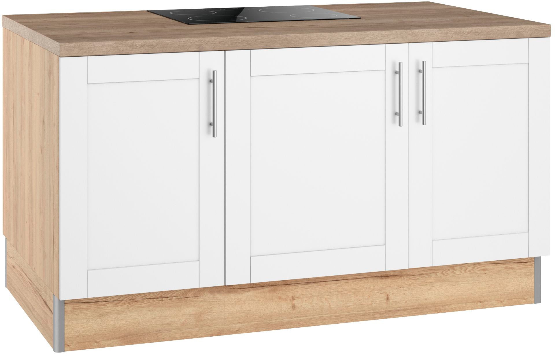 KOCHSTATION Kochinsel "KS-Ahus", Kücheninsel, Breite 160 cm, wahlw. mit E-G günstig online kaufen