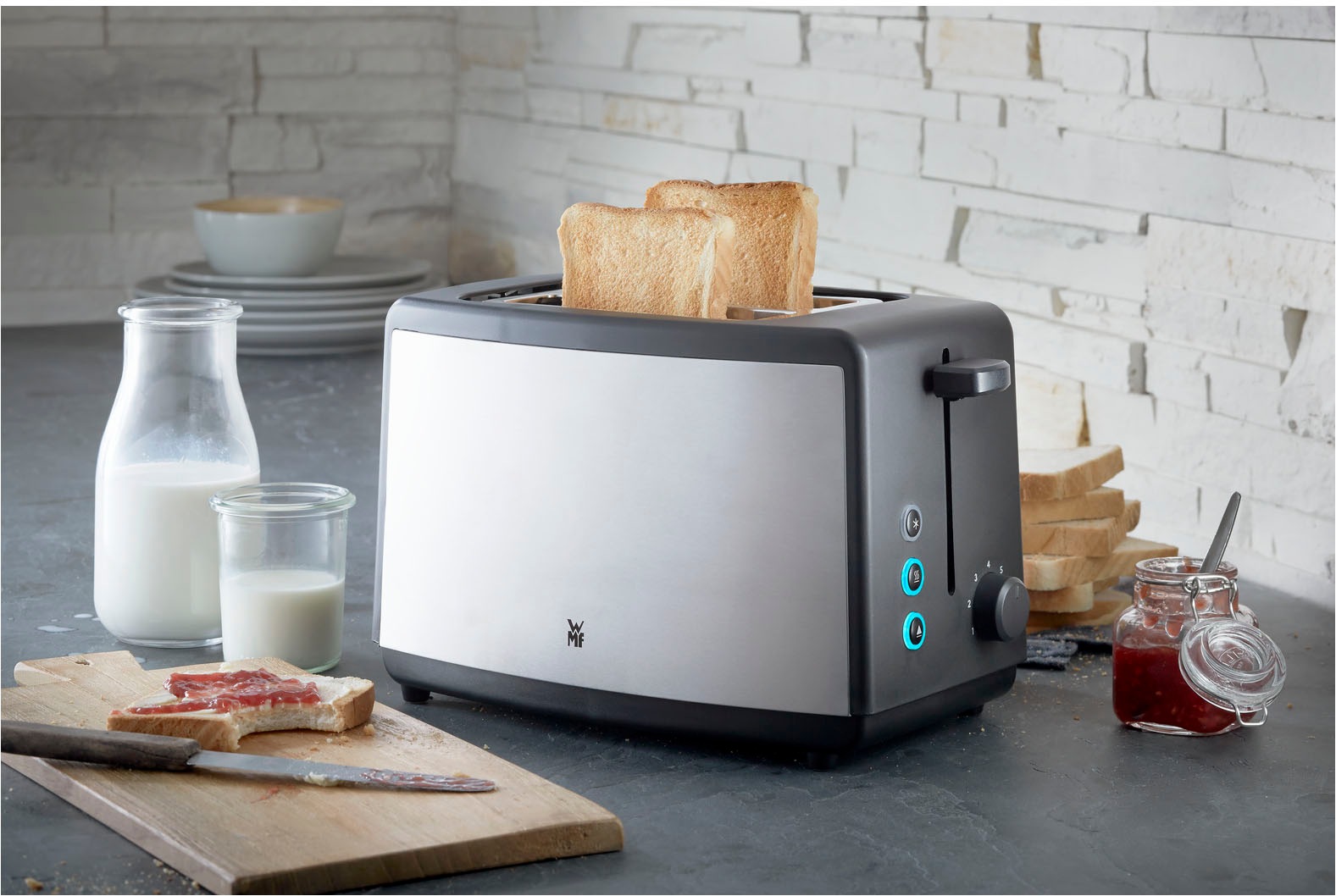 WMF Toaster "Bueno Edition, 2-Scheiben-Toaster mit integriertem Brötchenauf günstig online kaufen