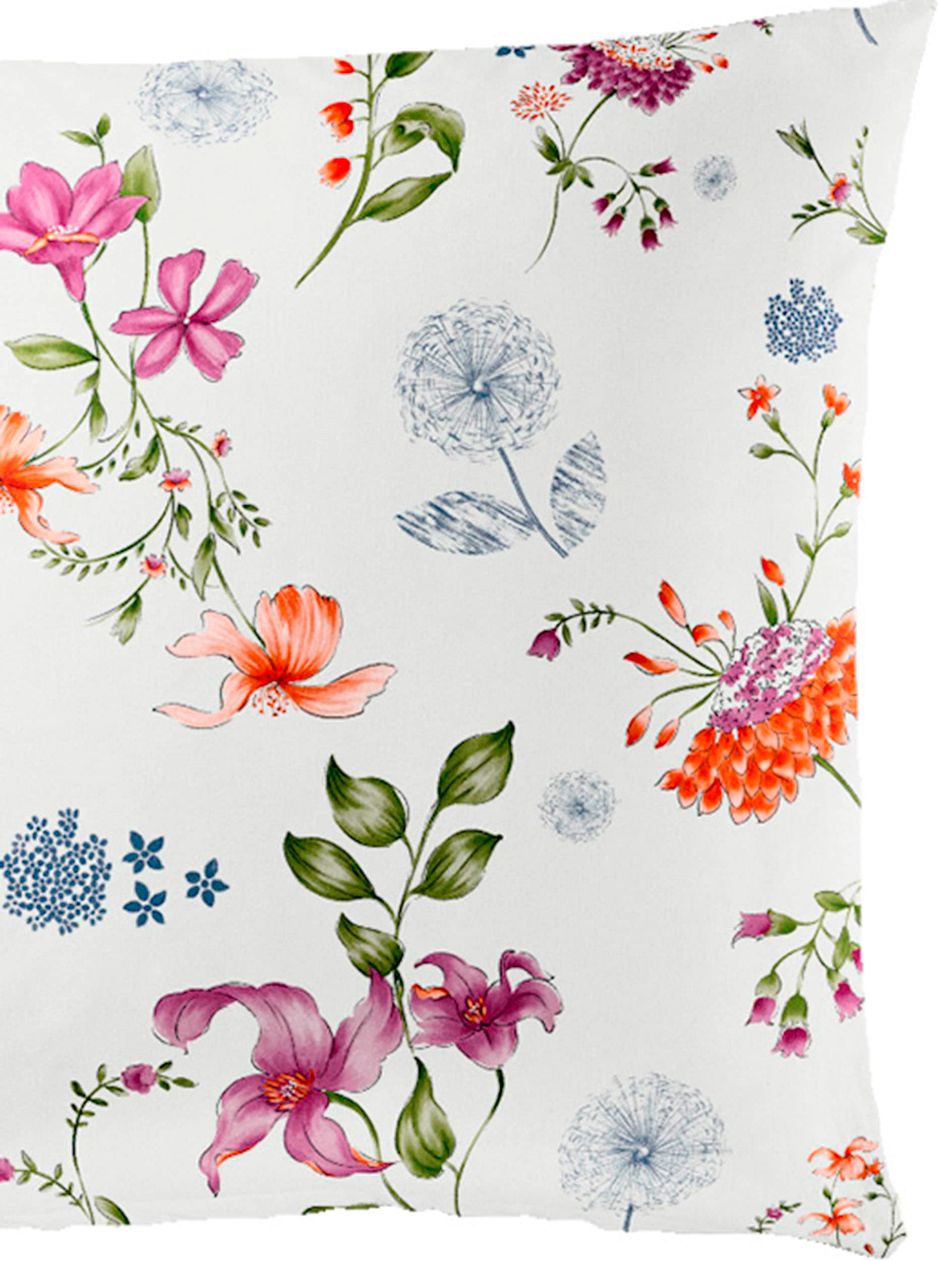 BIERBAUM Bettwäsche »3675«, Biber, 100 % Baumwolle, pflegeleicht, kuschelig warm, floral