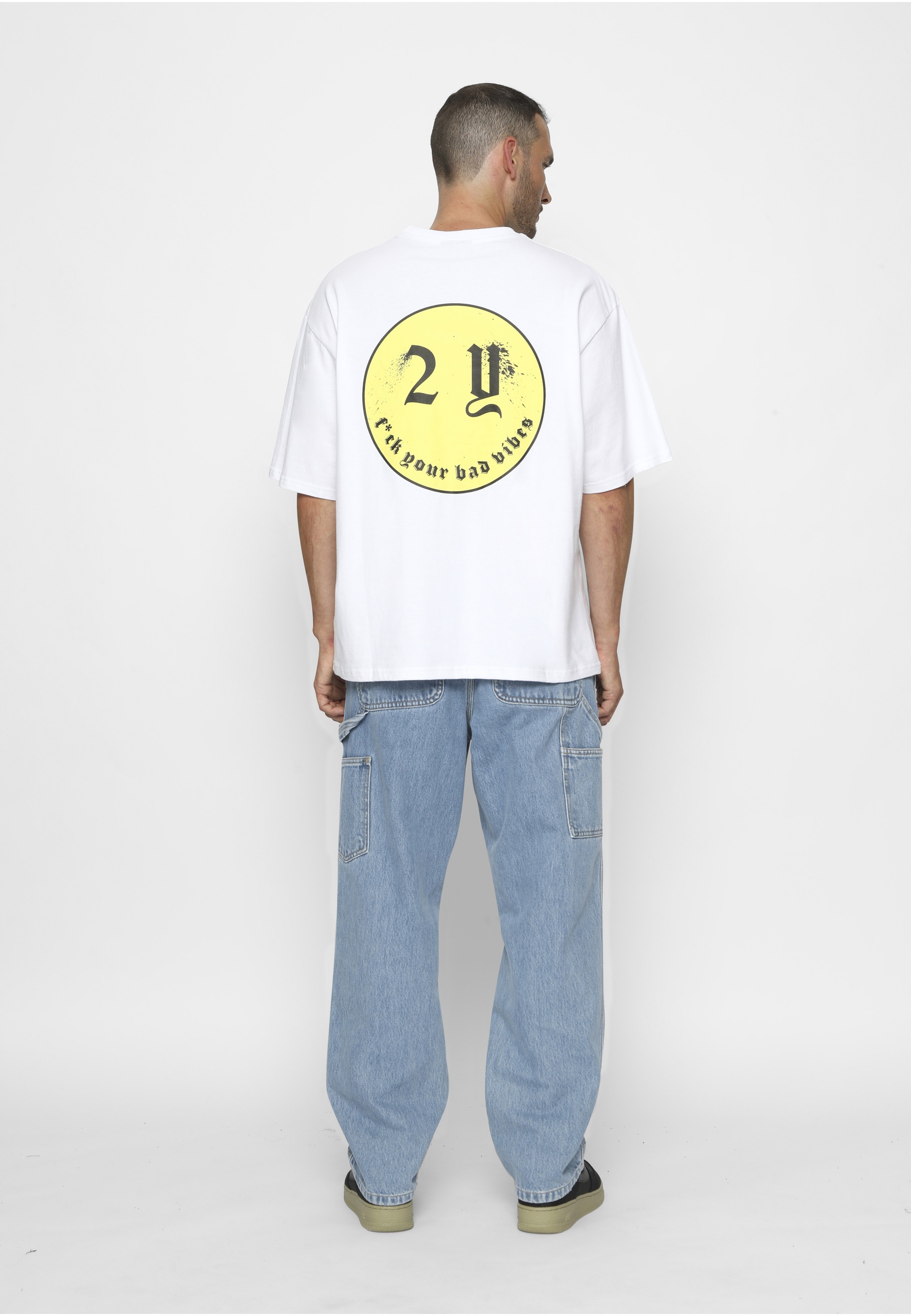 2Y Studios T-Shirt »2Y Studios Herren Smiley Oversize Tee« 1 Stk.