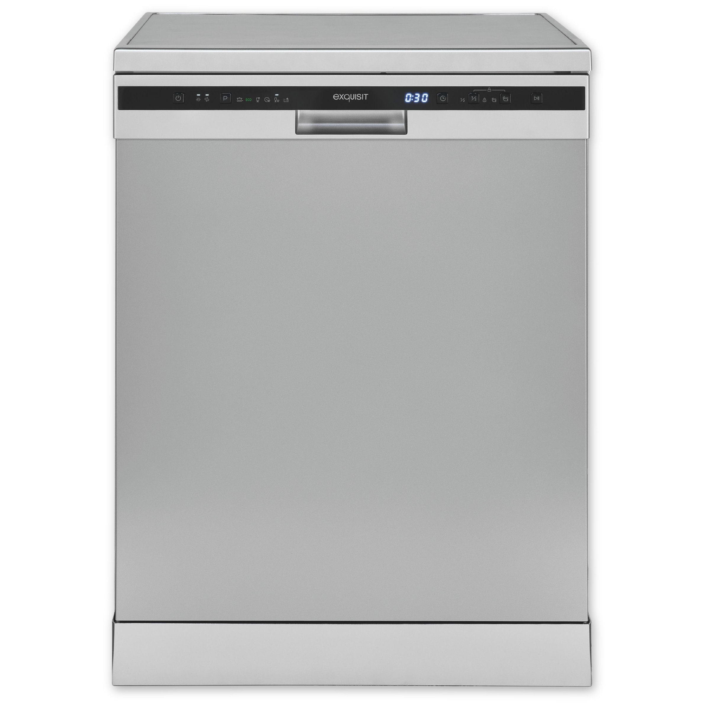 exquisit Standgeschirrspüler 6314 "GSP6314-030C silber" 10,2 l 14 tlg. Maßg günstig online kaufen