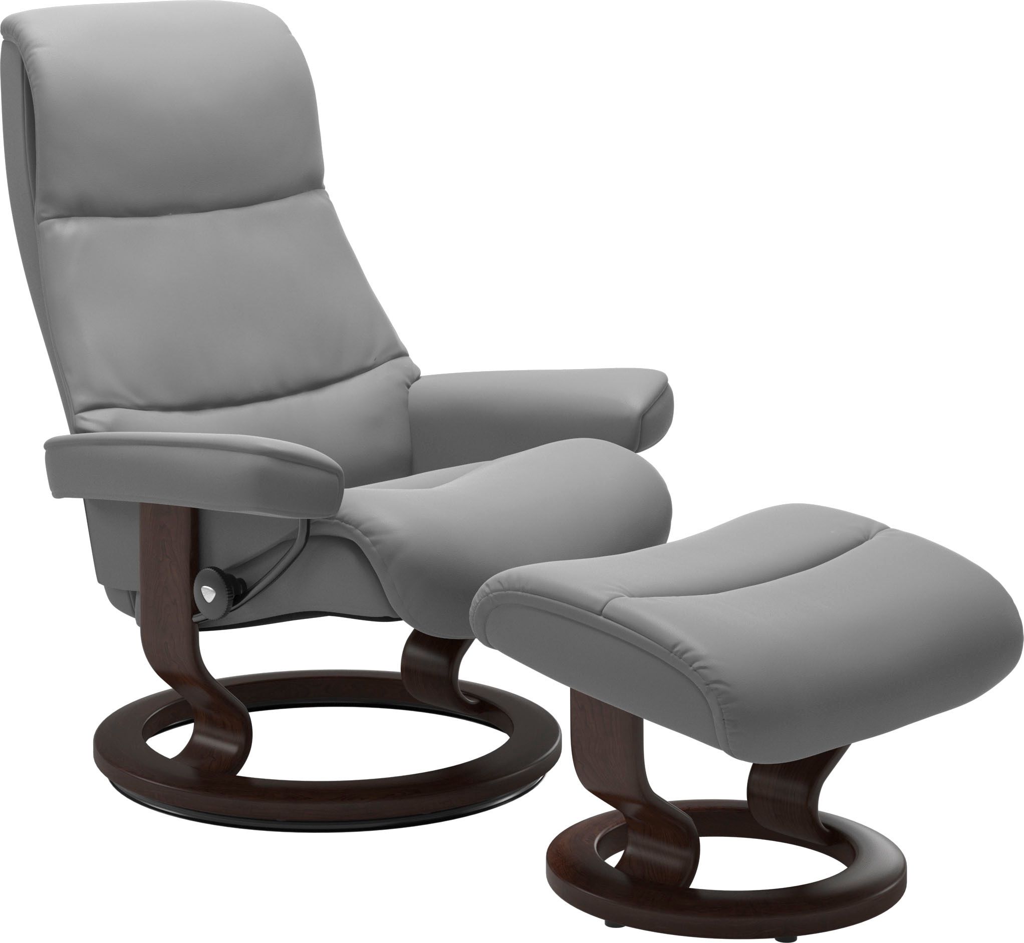 Stressless Relaxsessel "View" mit Classic Base, Größe M,Gestell Braun