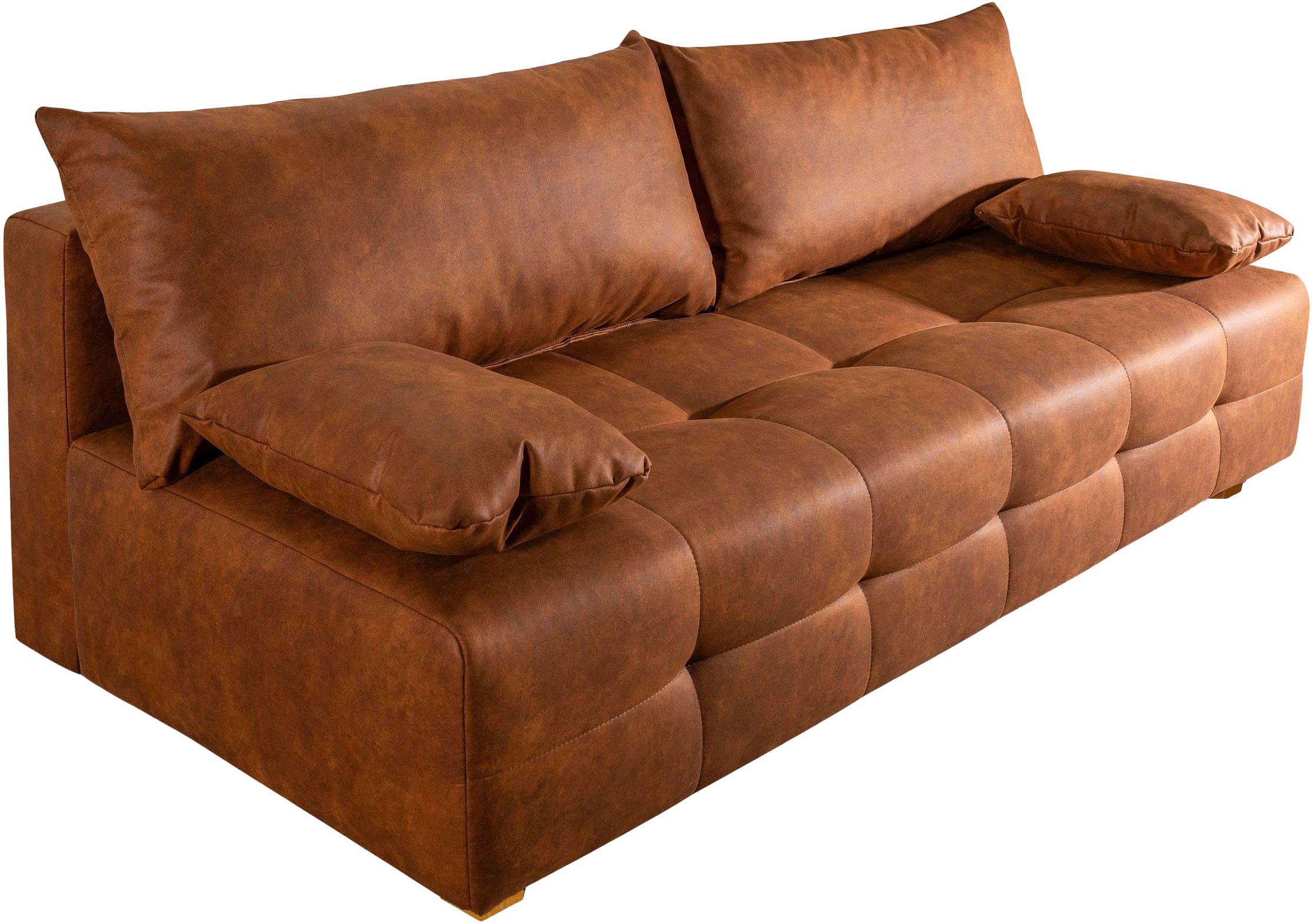 COLLECTION AB Schlafsofa »Bella«, Schlafsofa,Bettkasten,Bonellfederkern,Rückenkissen,Armlehnenkissen